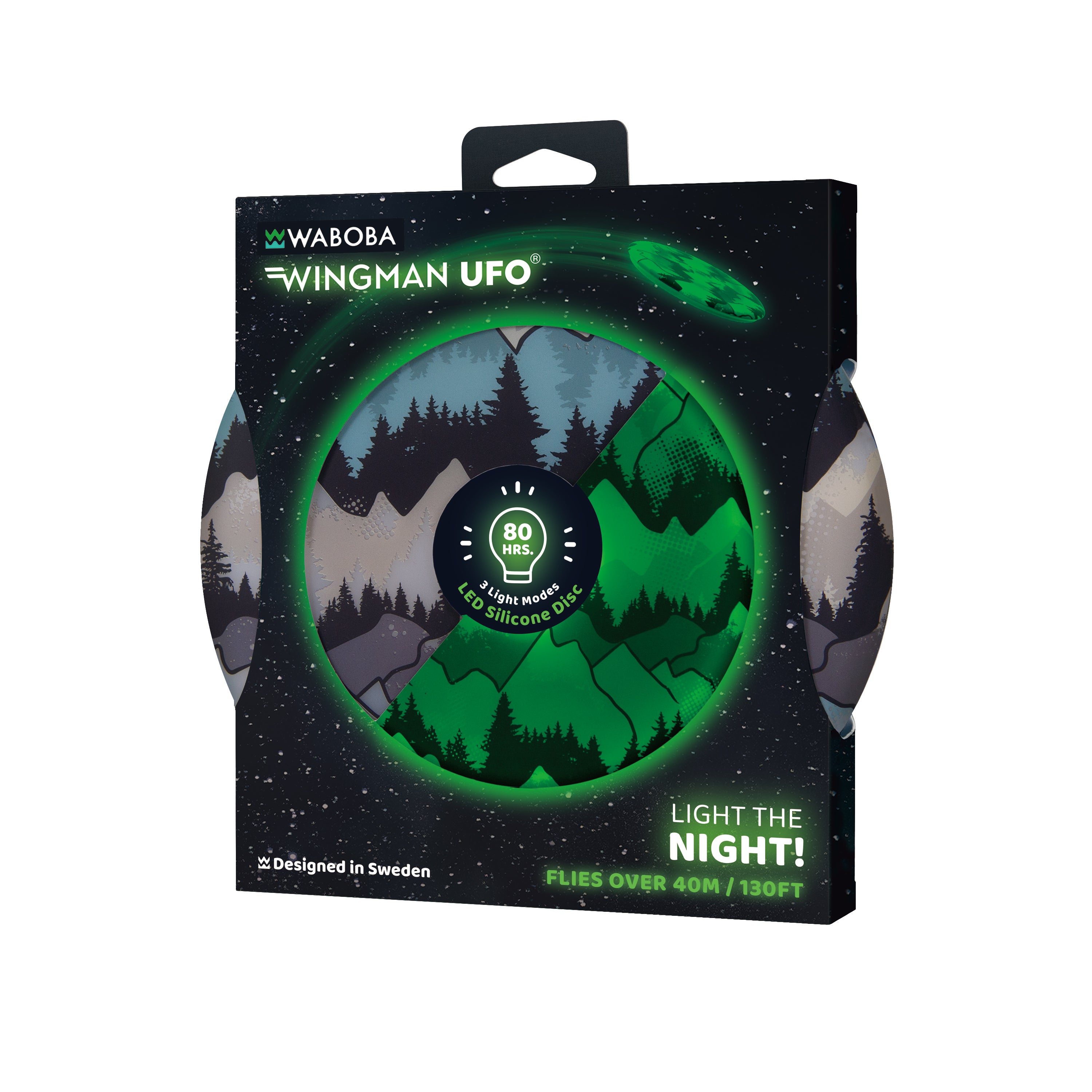 Waboba Wingman UFO disc zburator cu LED 15 cm