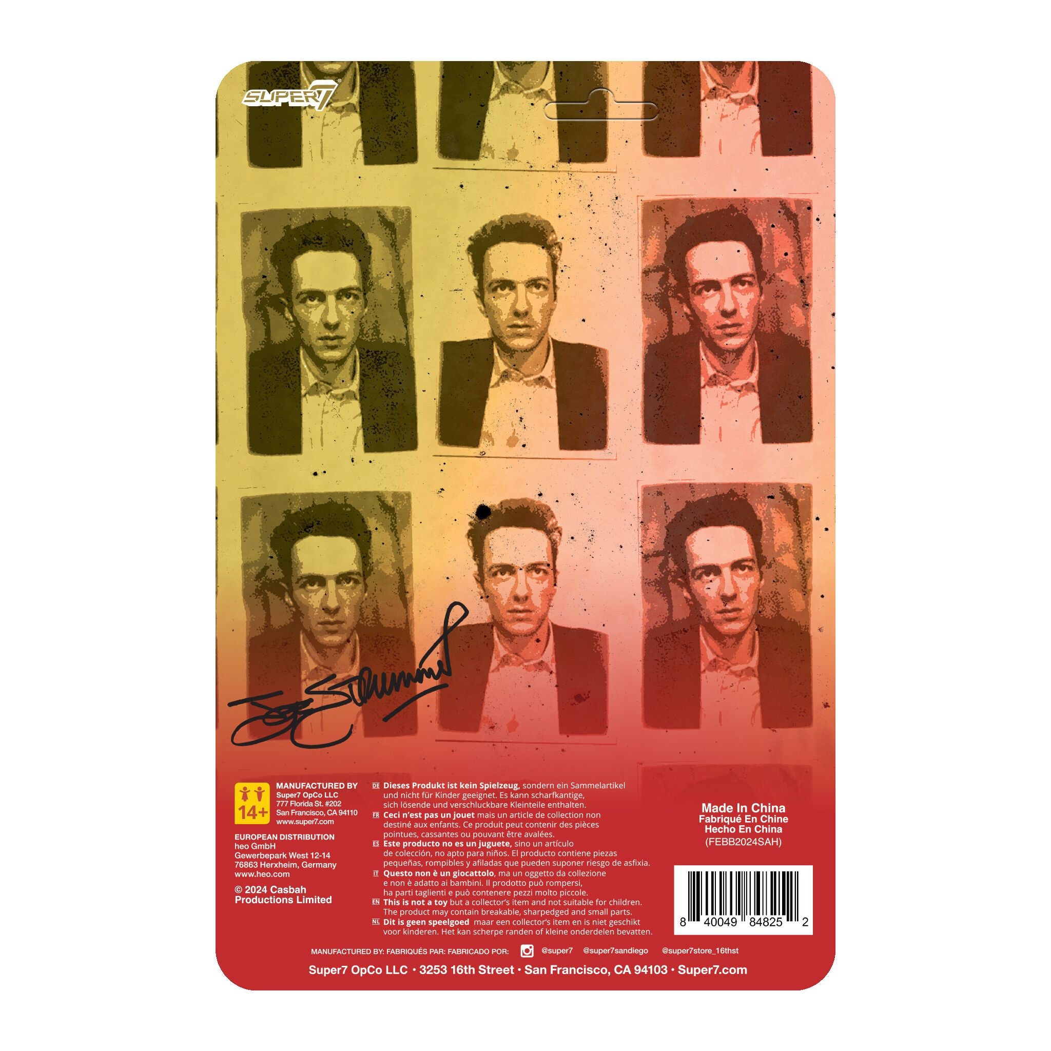 Super7 Joe Strummer ReAction figurina 9,5 cm cu boombox