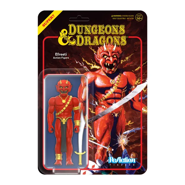 Super7 ReAction Efreeti Dungeon Master figurină