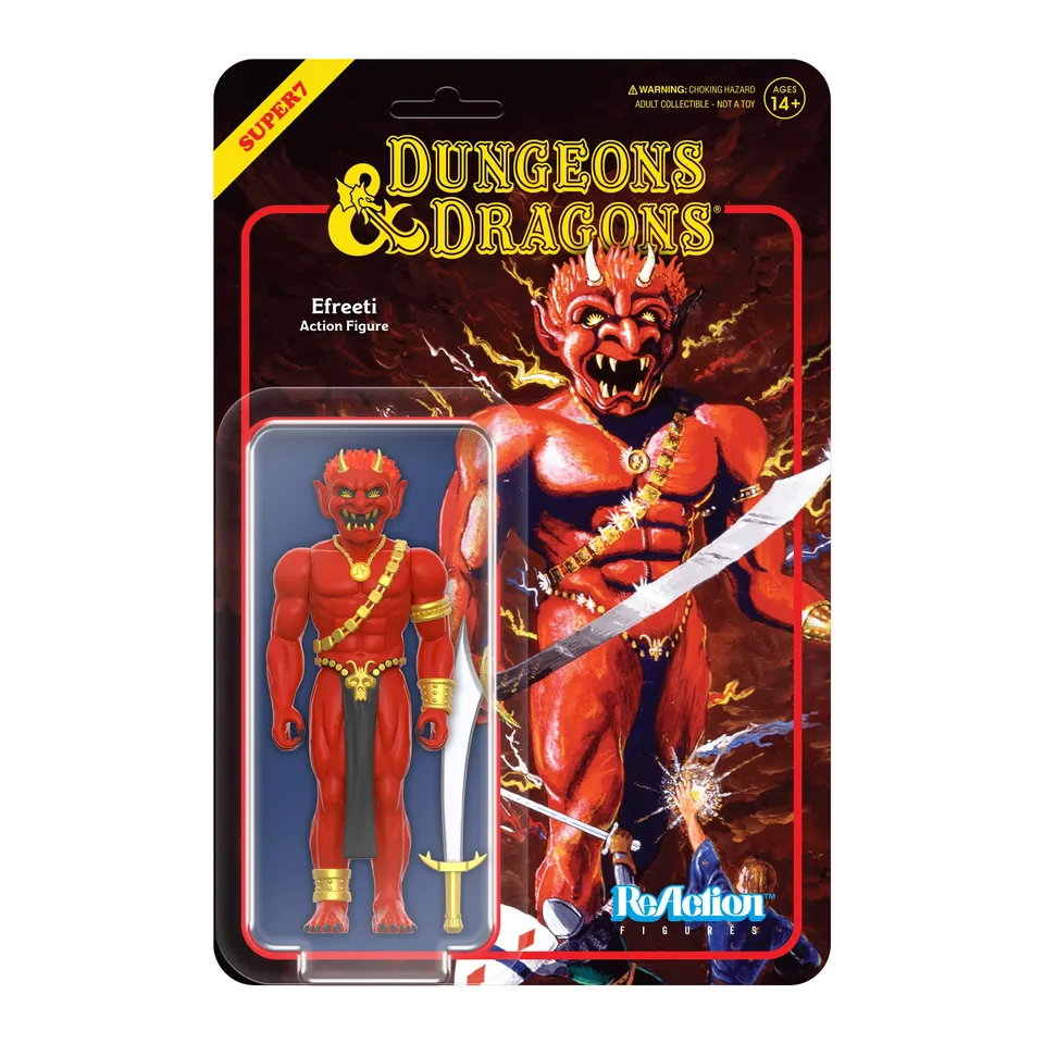 Super7 ReAction Efreeti Dungeon Master figurină