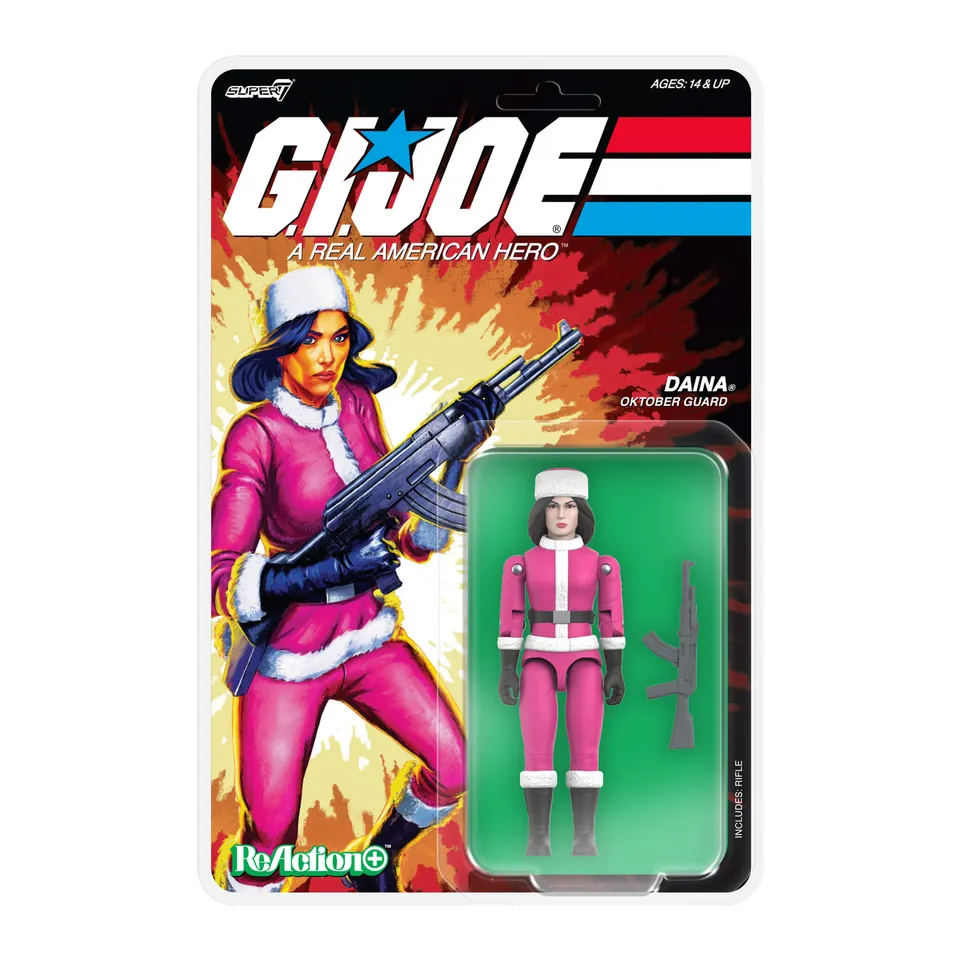 Super7 ReAction+ G.I. Joe Daina Cartoon figurina 10cm