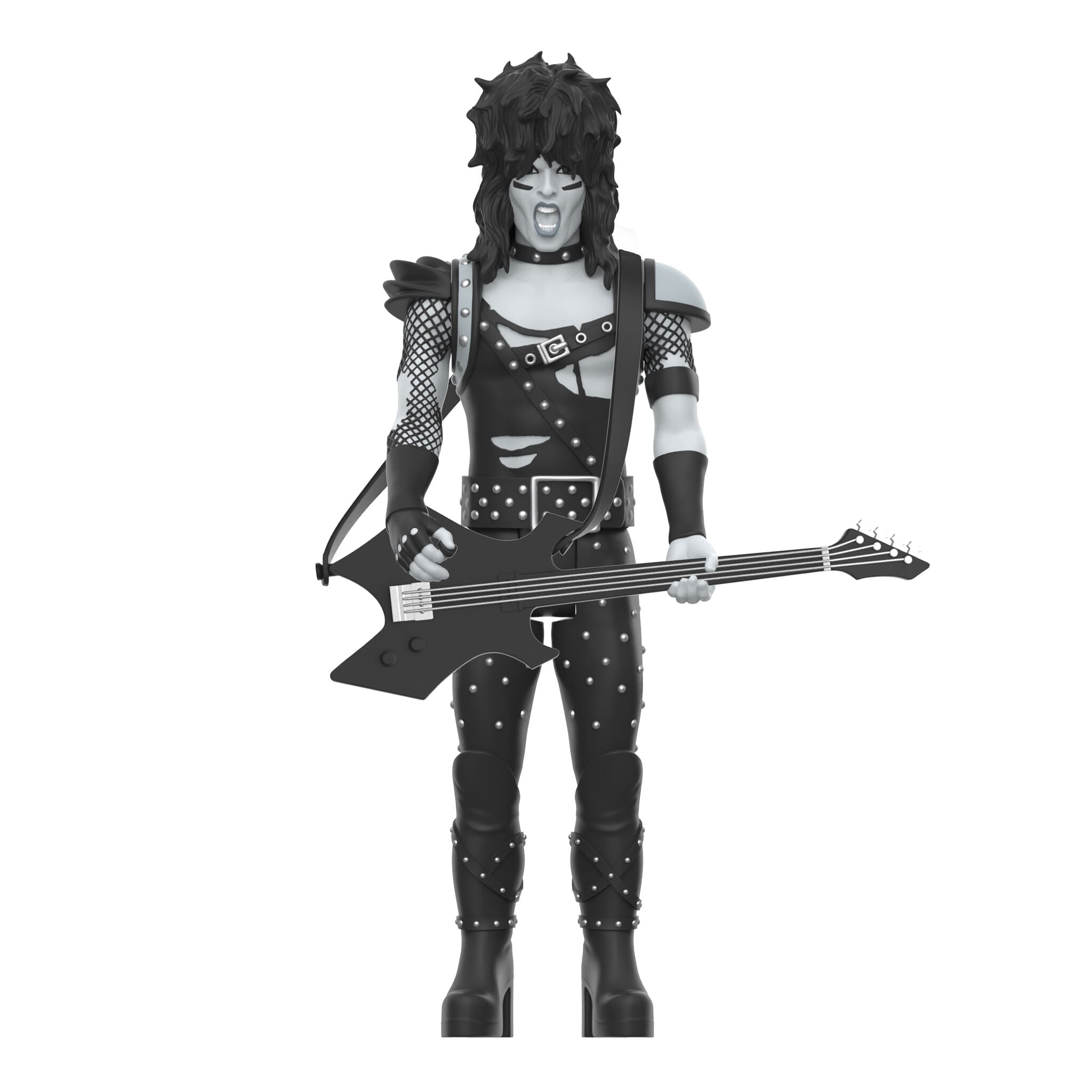 Super7 Motley Crue Nikki Sixx figurina Shout At The Devil alb-negru