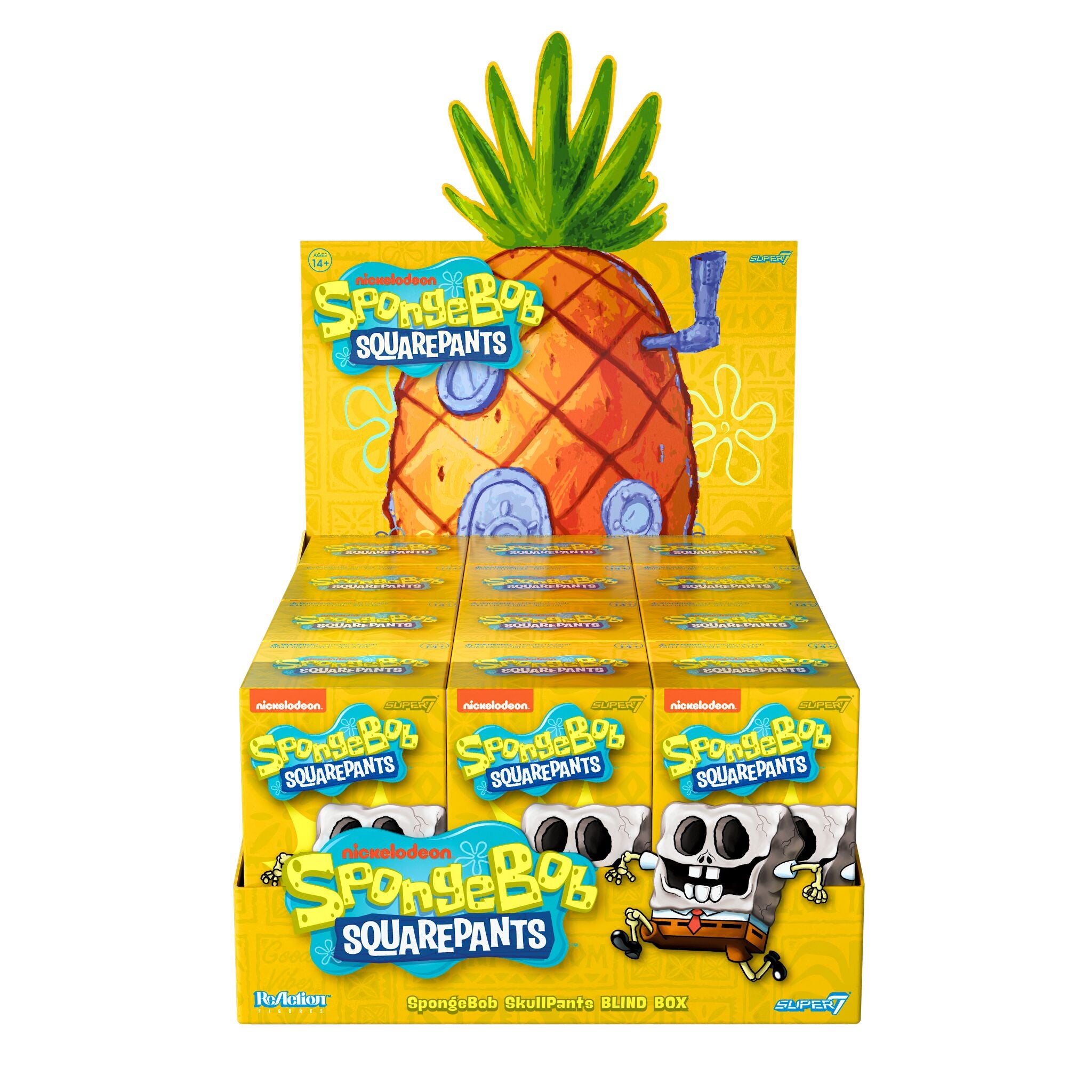Super7 SpongeBob SkullPants figurine blind box 12-pack