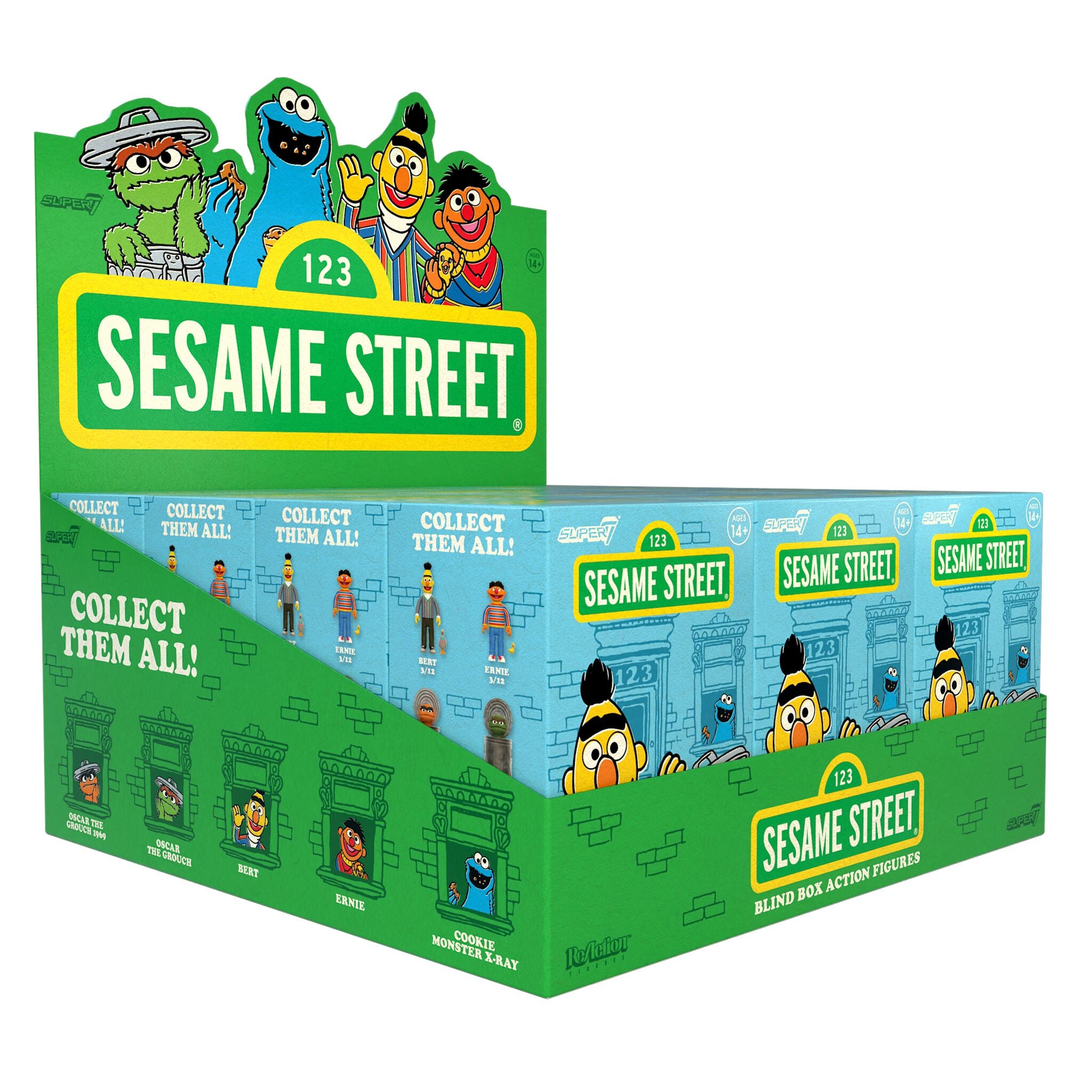 Super7 Sesame Street Blind Box Wave 01 set figurine 12 buc