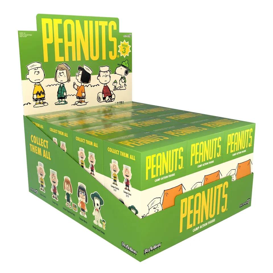 Super7 Peanuts Blind Box Wave 03 Camp figurine set 12 buc