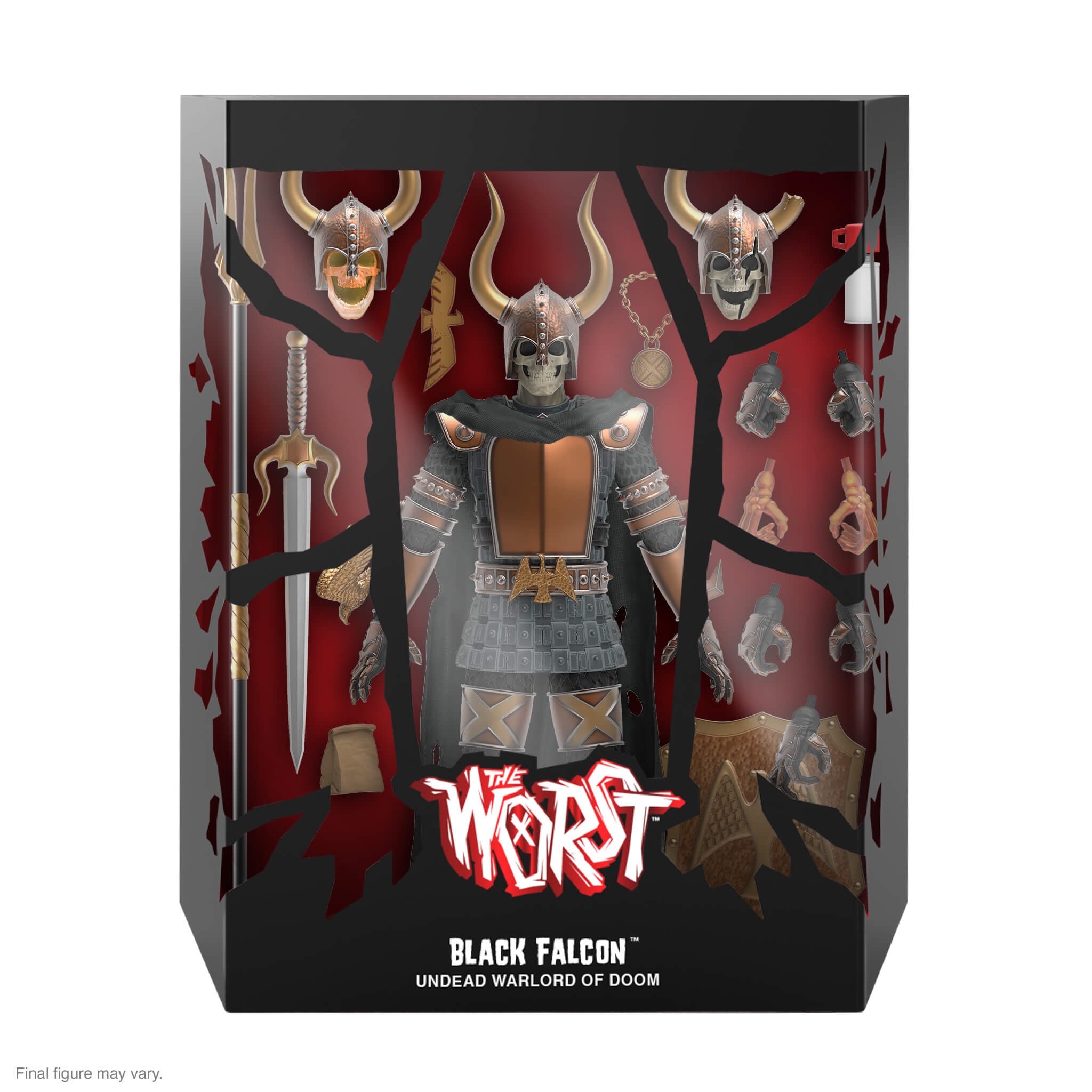 Super7 The Worst Ultimates Wave 2 figurina Black Falcon 18 cm