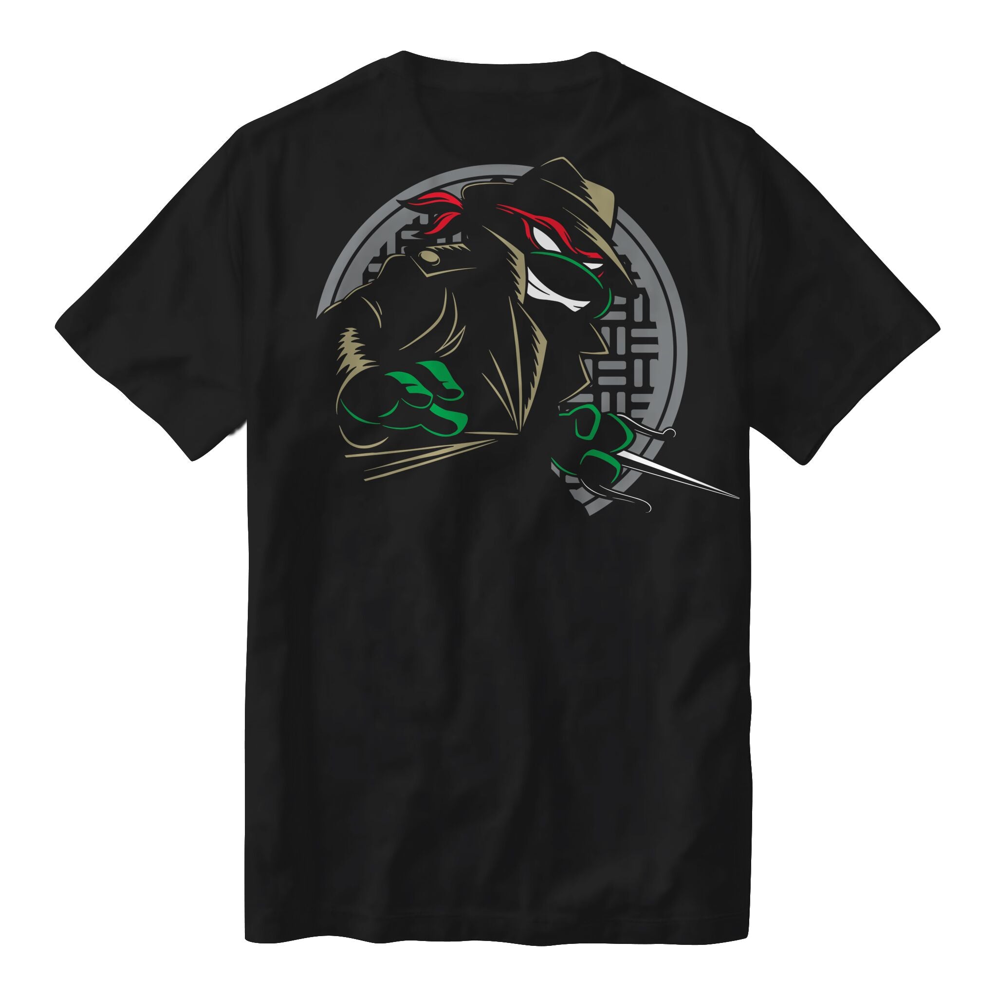 Super7 TMNT Undercover Turtle tricou negru bumbac