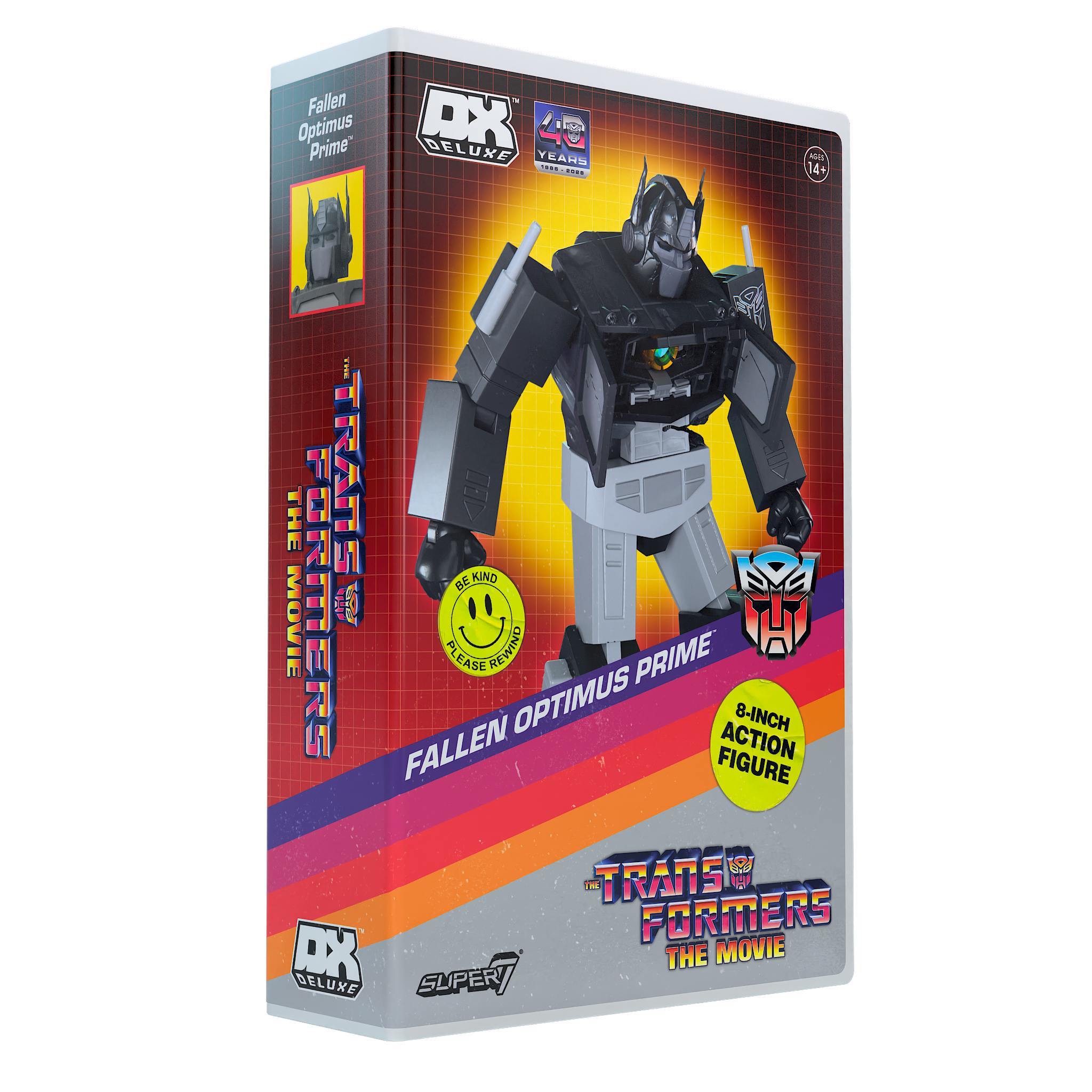 Super7 Transformers Deluxe Dead Optimus Prime figurina VHS
