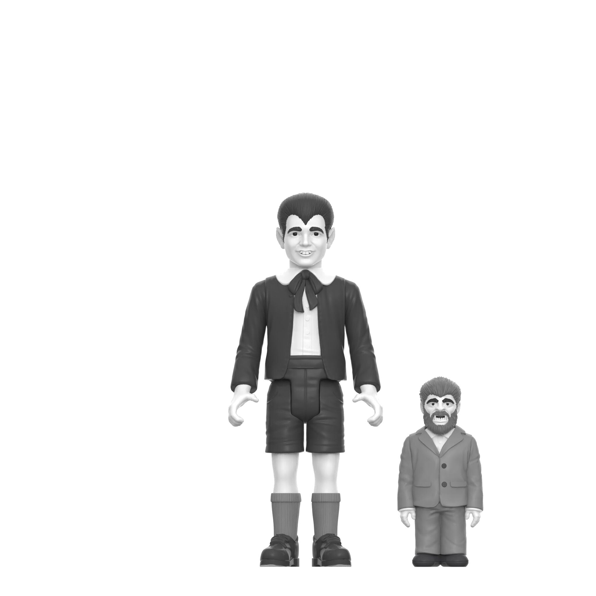 Super7 Munsters ReAction Eddie Munster figurina grayscale