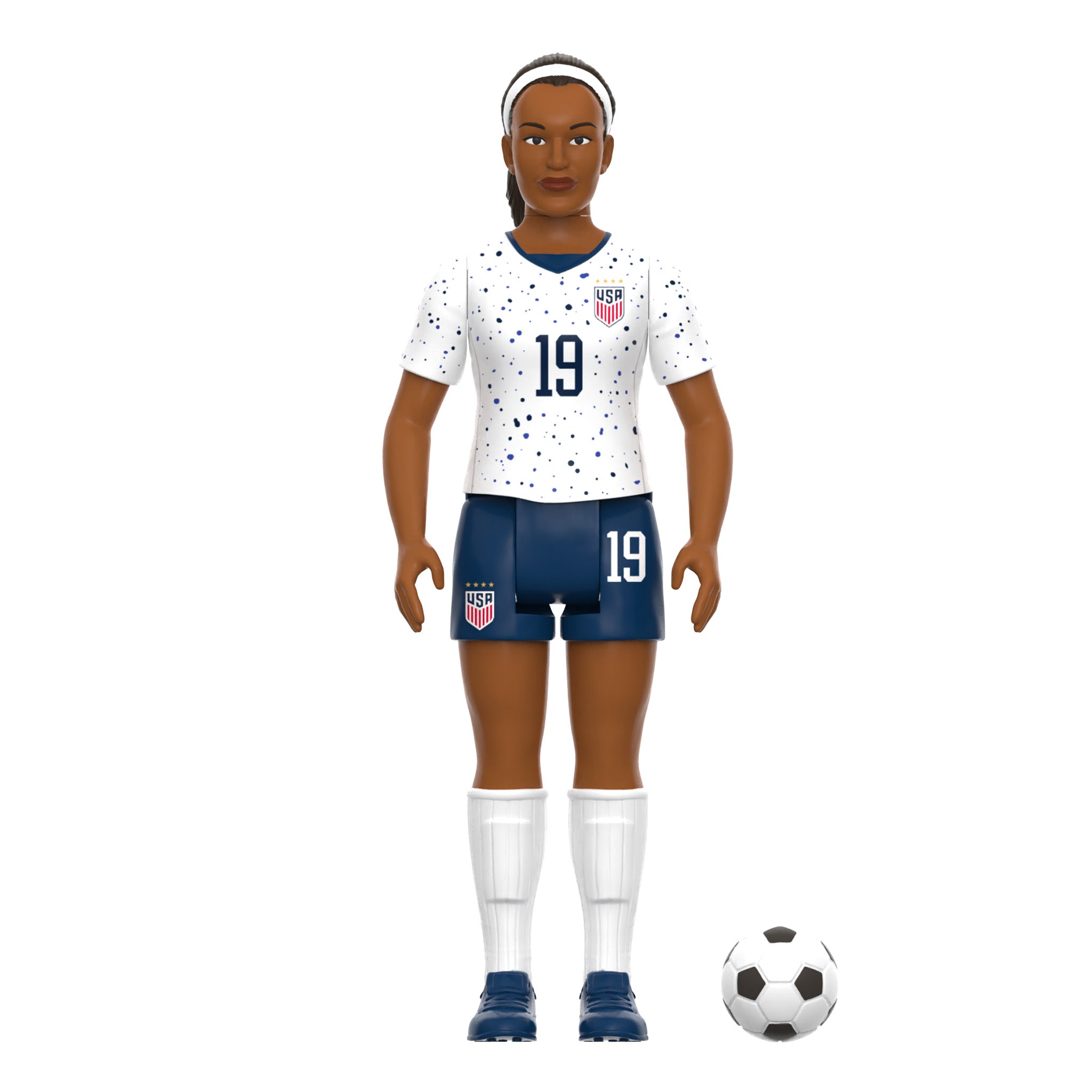 Super7 USWNT ReAction Wave 2 Crystal Dunn figurină fotbal
