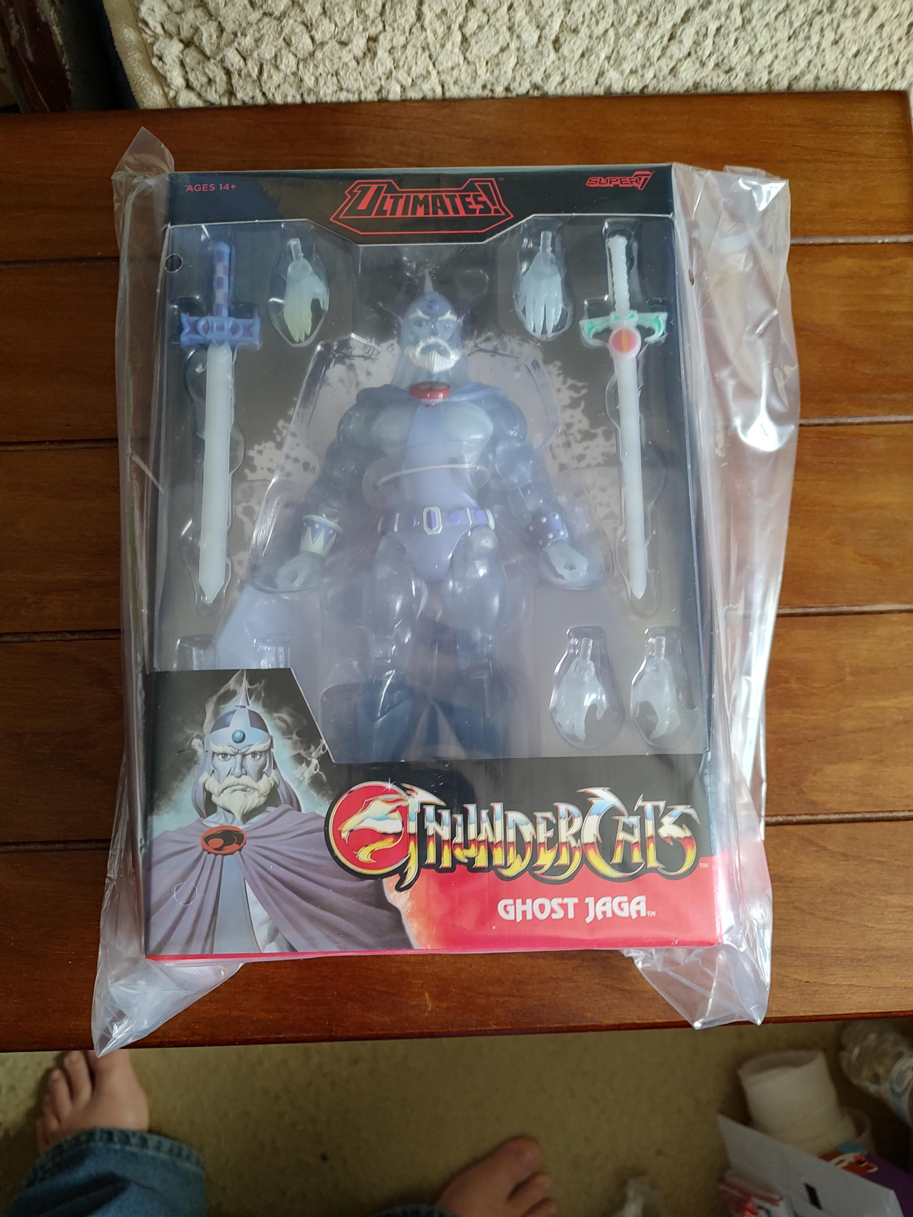 Super7 ThunderCats Ghost Jaga figurina 18 cm translucid
