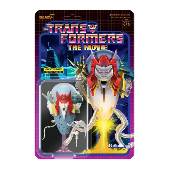 Super7 Transformers ReAction Quintesson G1 figurina 10cm