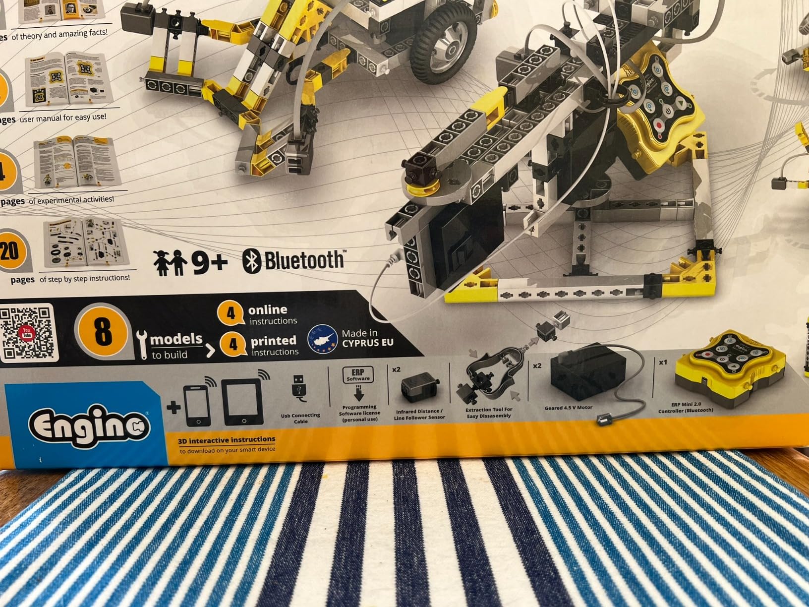 Engino Discovering STEM Mini ERP 2.0 robot programabil 8 modele