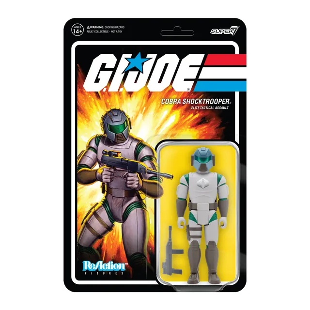 Super7 G.I. Joe Cobra Shocktrooper figurina Rifle B Wave 2