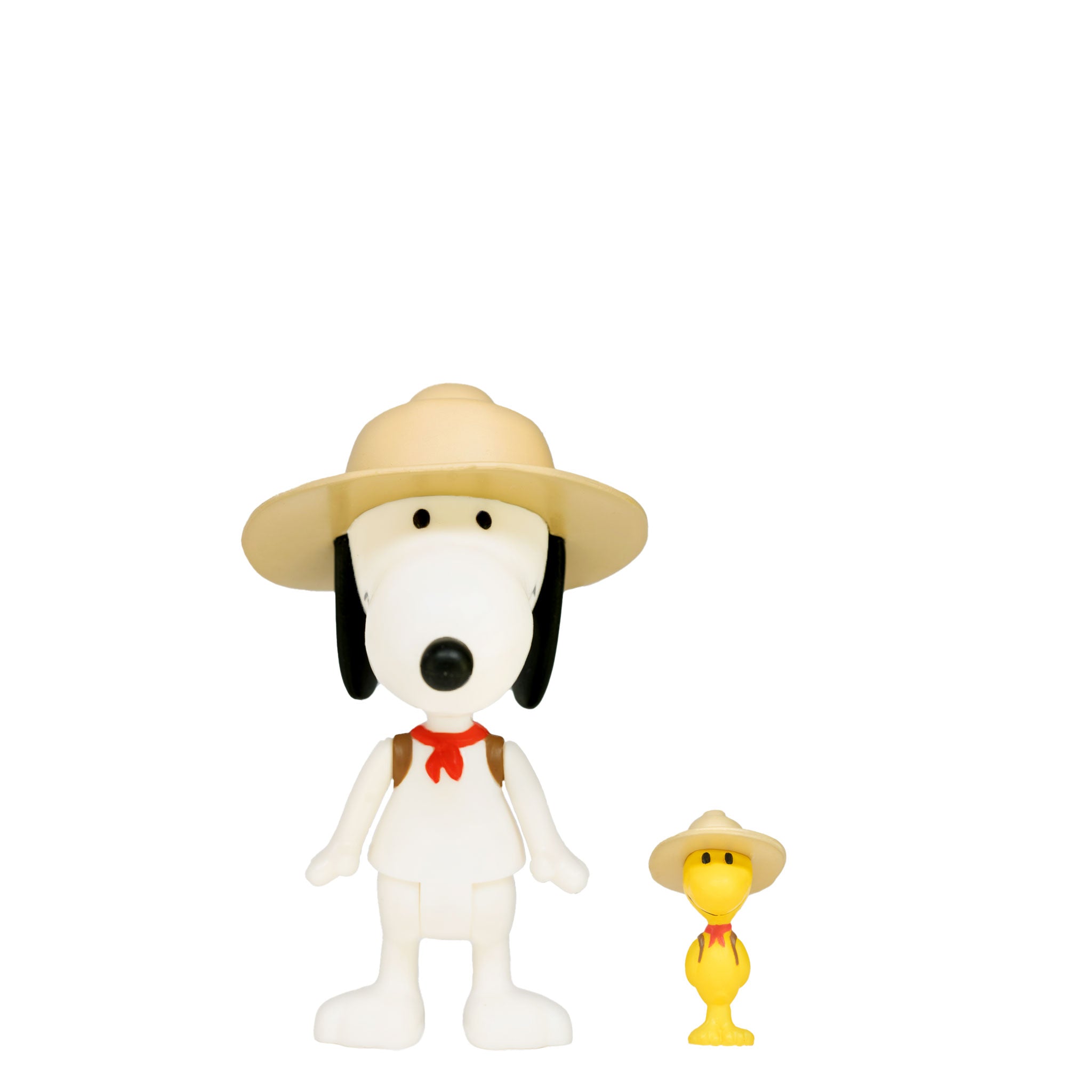 Super7 Peanuts ReAction Beagle Scout Snoopy figurina palarie maro