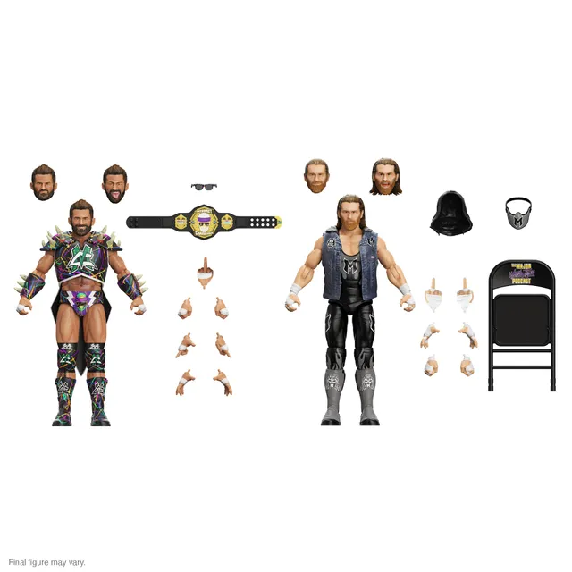 Super7 Major Wrestling Figure Podcast Ultimates Wave 2 set 2 figurine