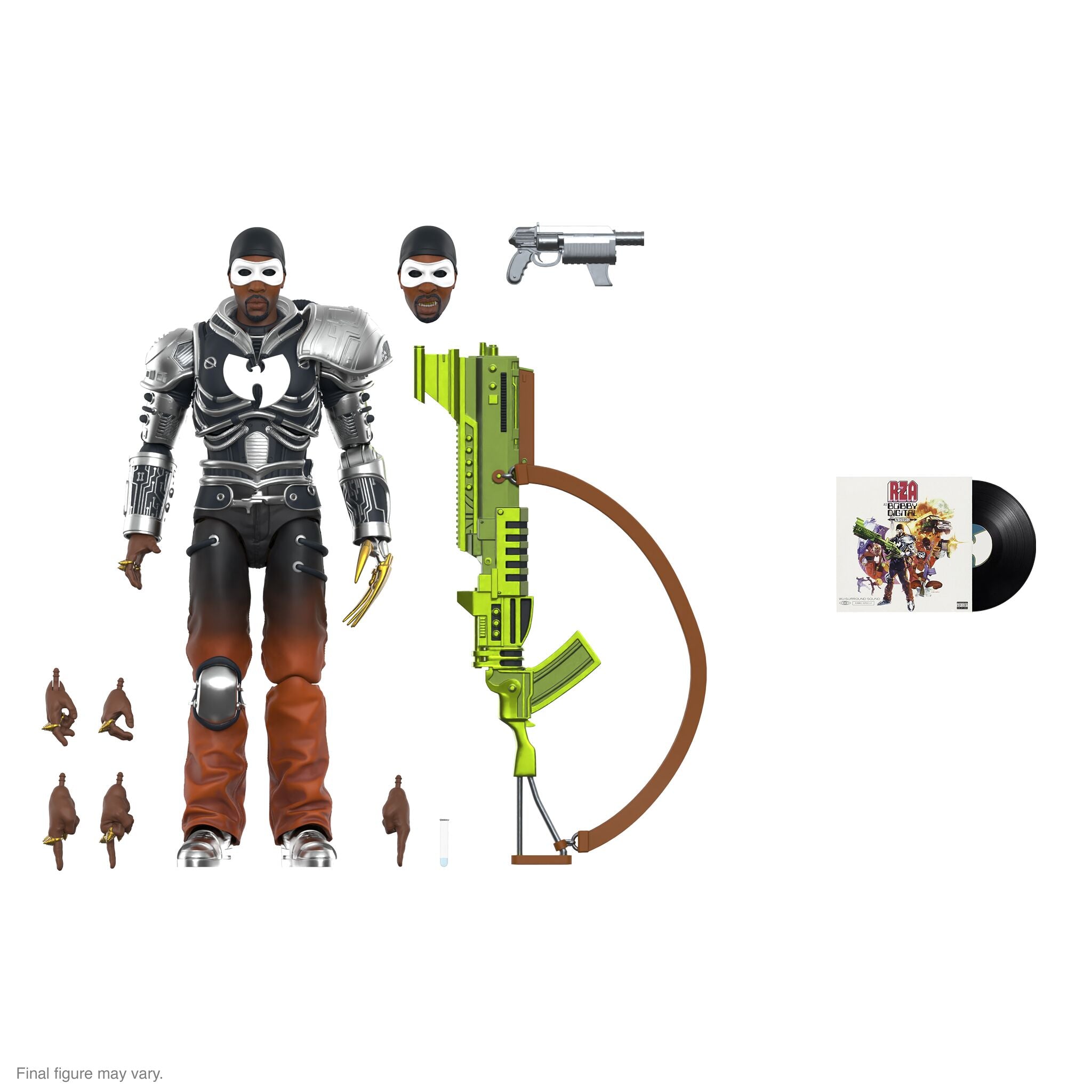 Super7 Ultimates Wave 01 RZA Bobby Digital figurina 18 cm metalic