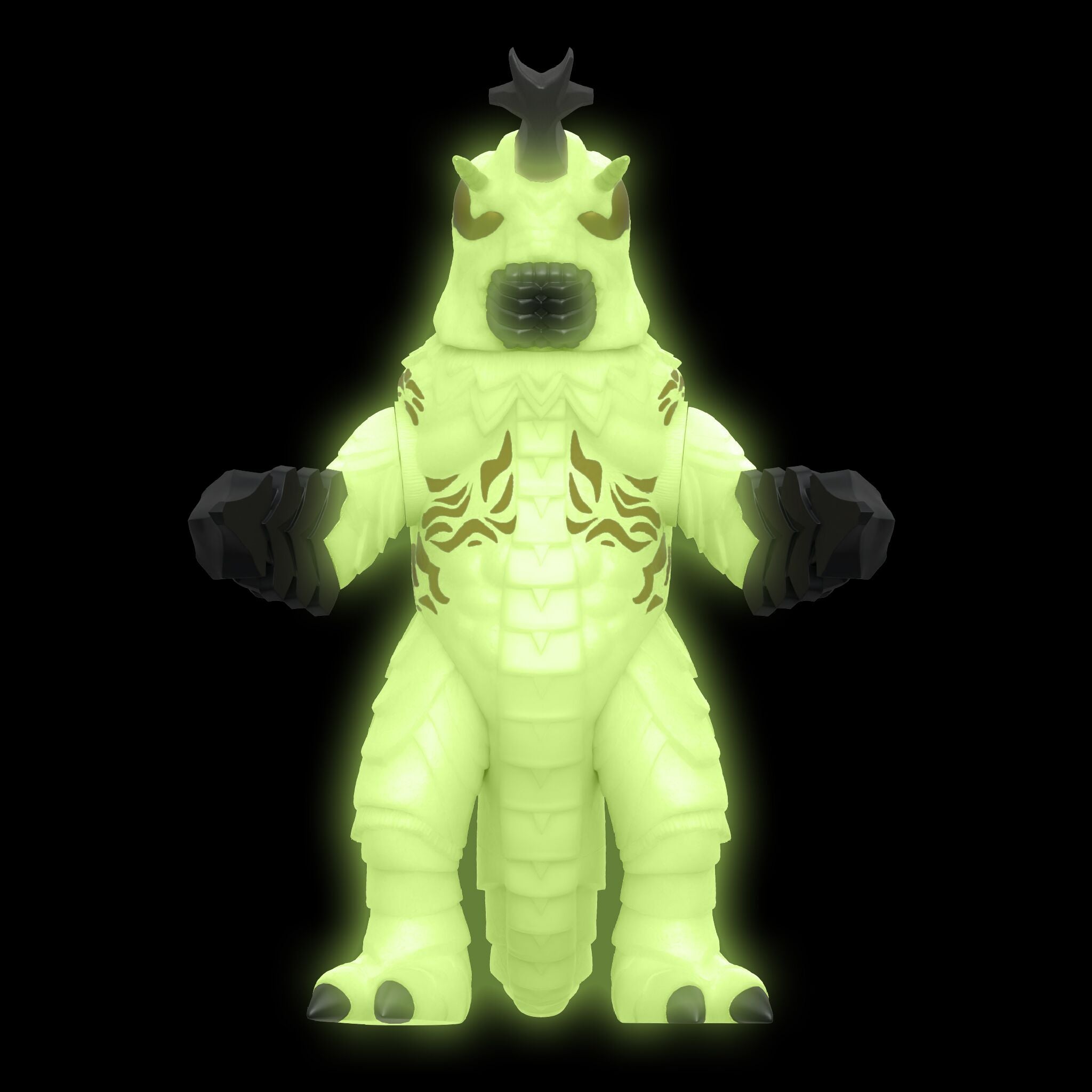 Super7 Toho ReAction Megalon Glow figurină 9,5 cm fosforescentă
