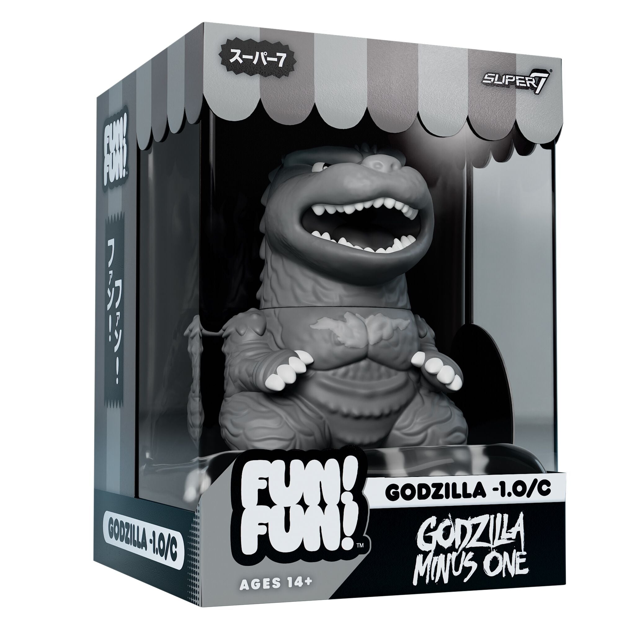 Super7 FUN! FUN! Minus One figurina vinil gri 5 inch
