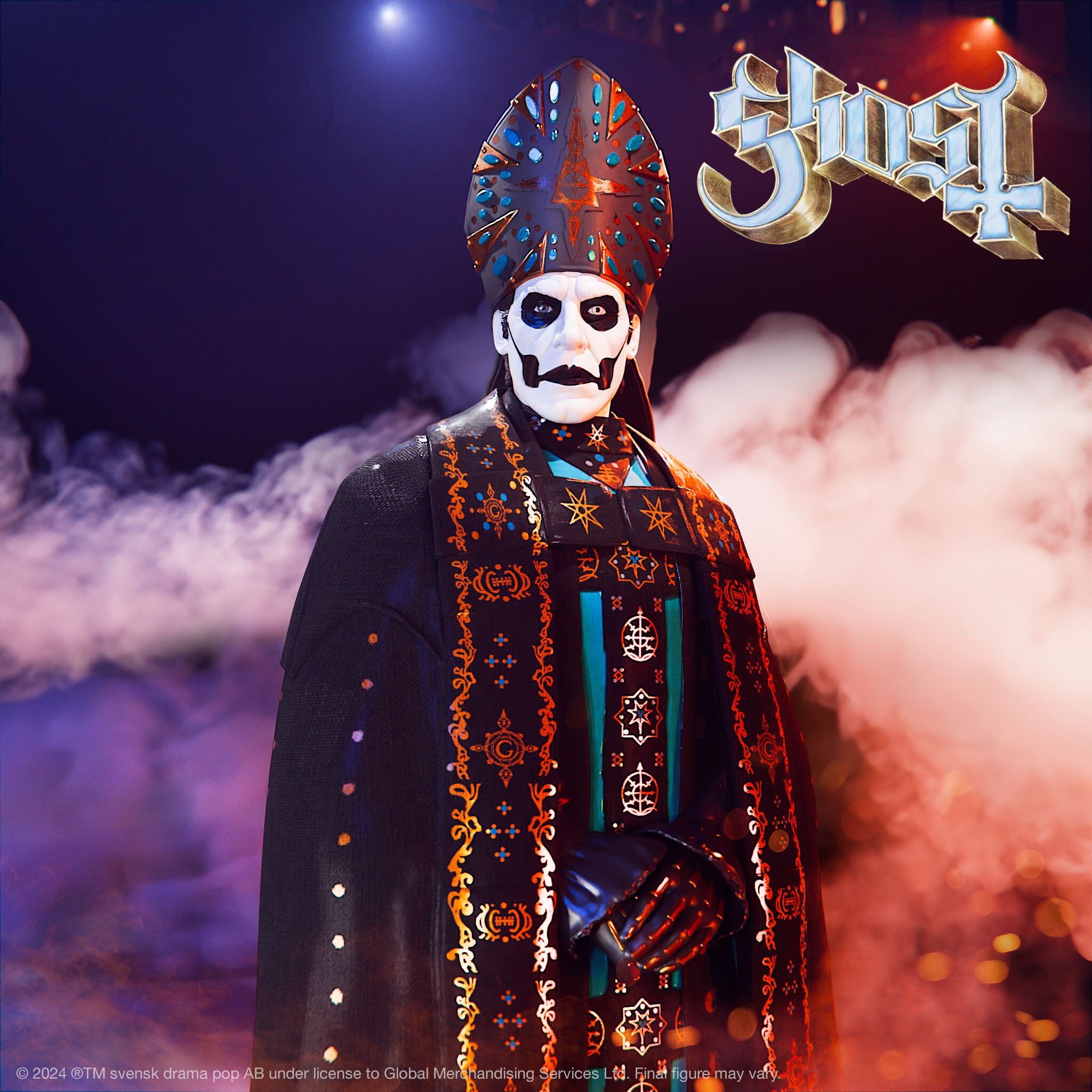 Super7 Ghost Ultimates Papa Emeritus IV figurină 18 cm