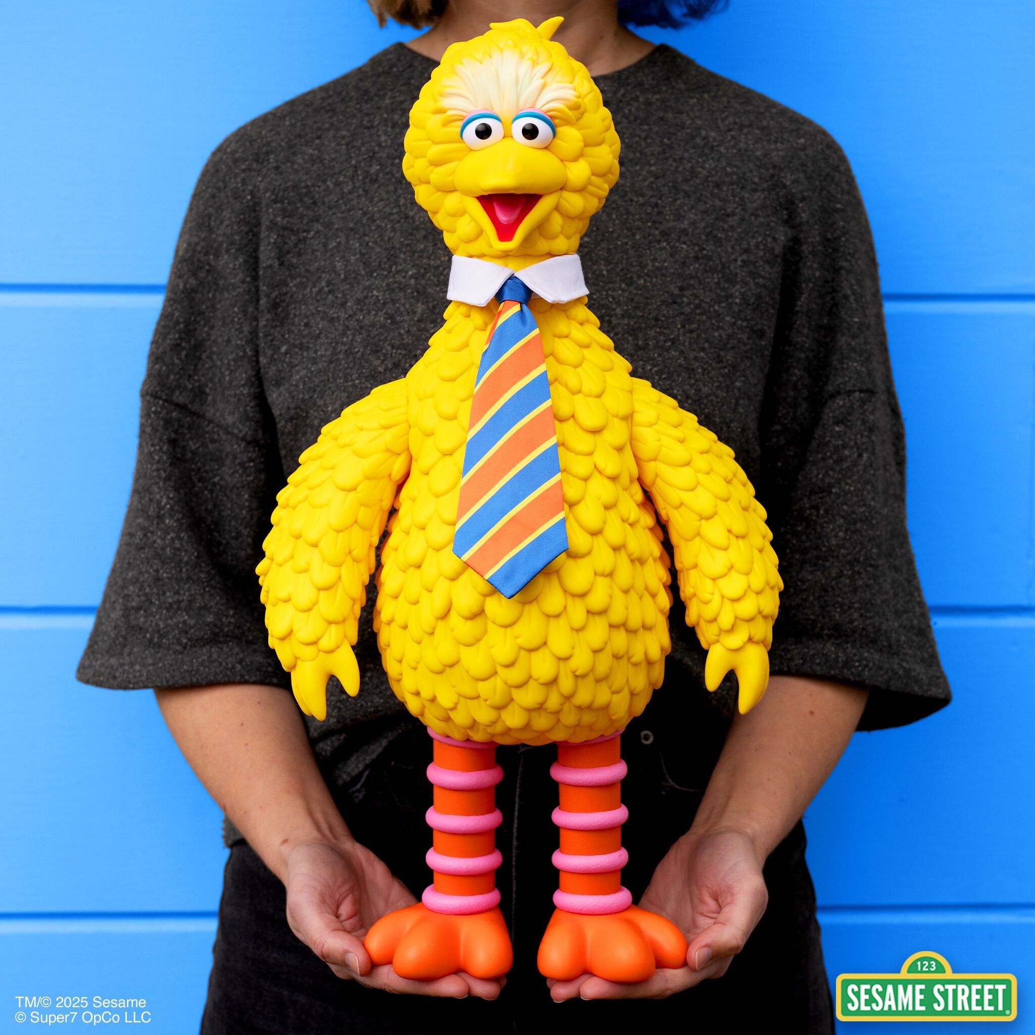 Super7 Sesame Street SuperSize Big Bird figurina vinil 49 cm