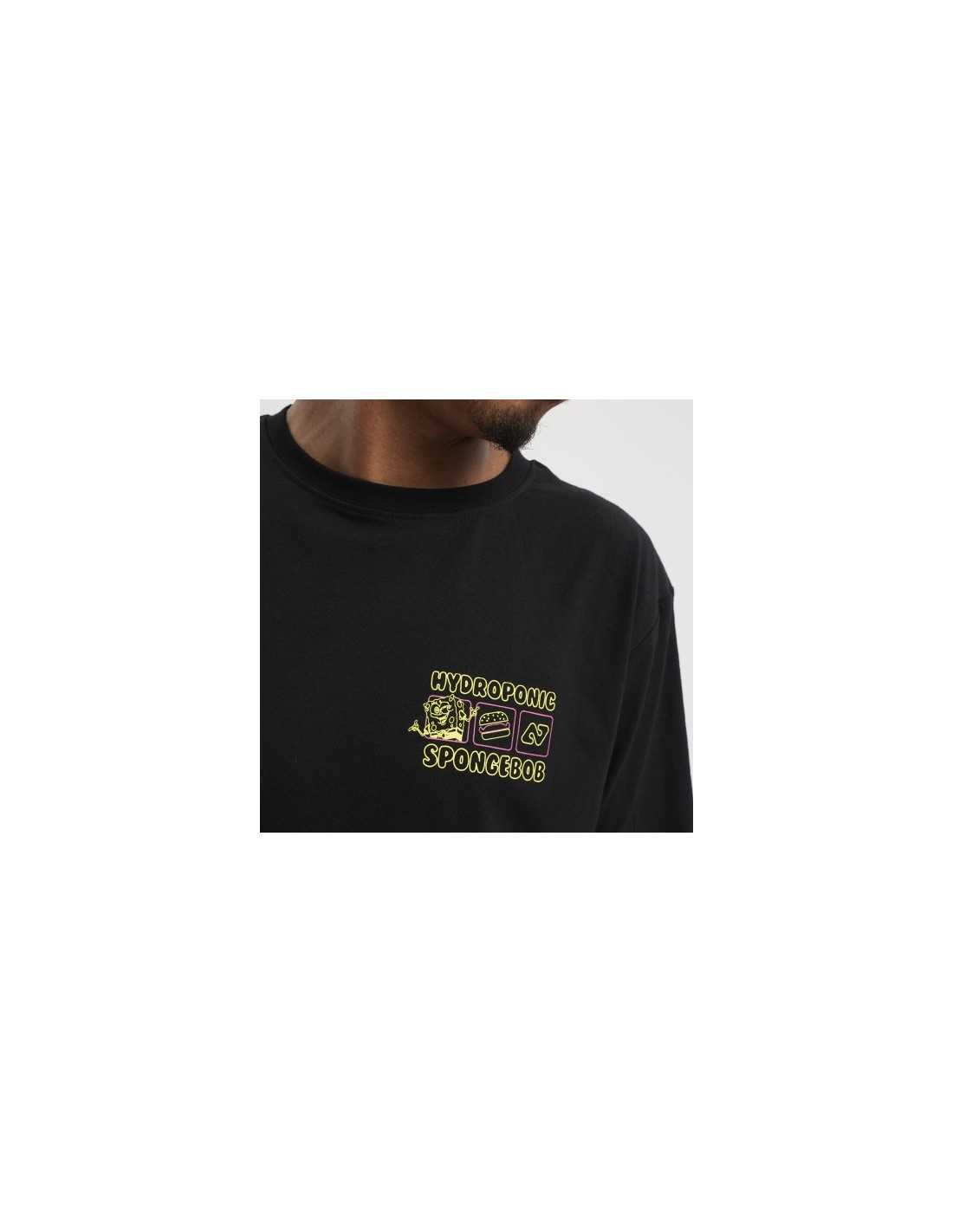 Hydroponic SpongeBob Neon Black tricou bumbac
