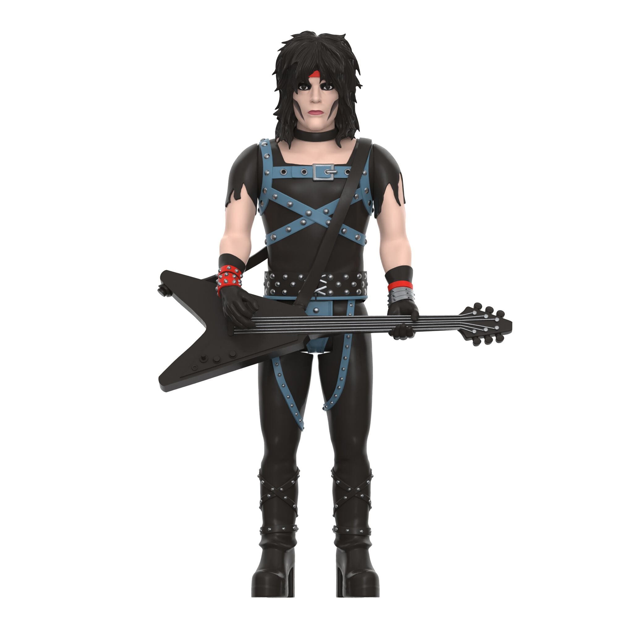 Super7 ReAction Nikki Sixx Shout figurina 9 cm cu bas