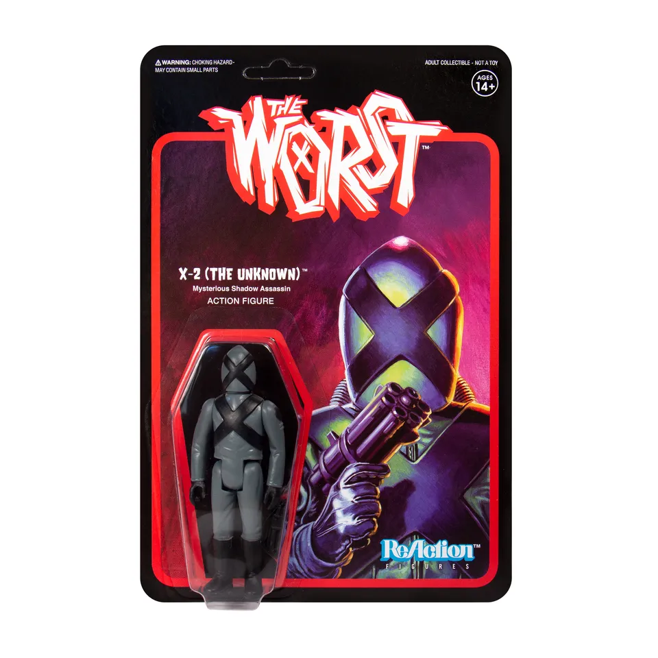 Super7 The Worst X-2 figurina Unknown verde