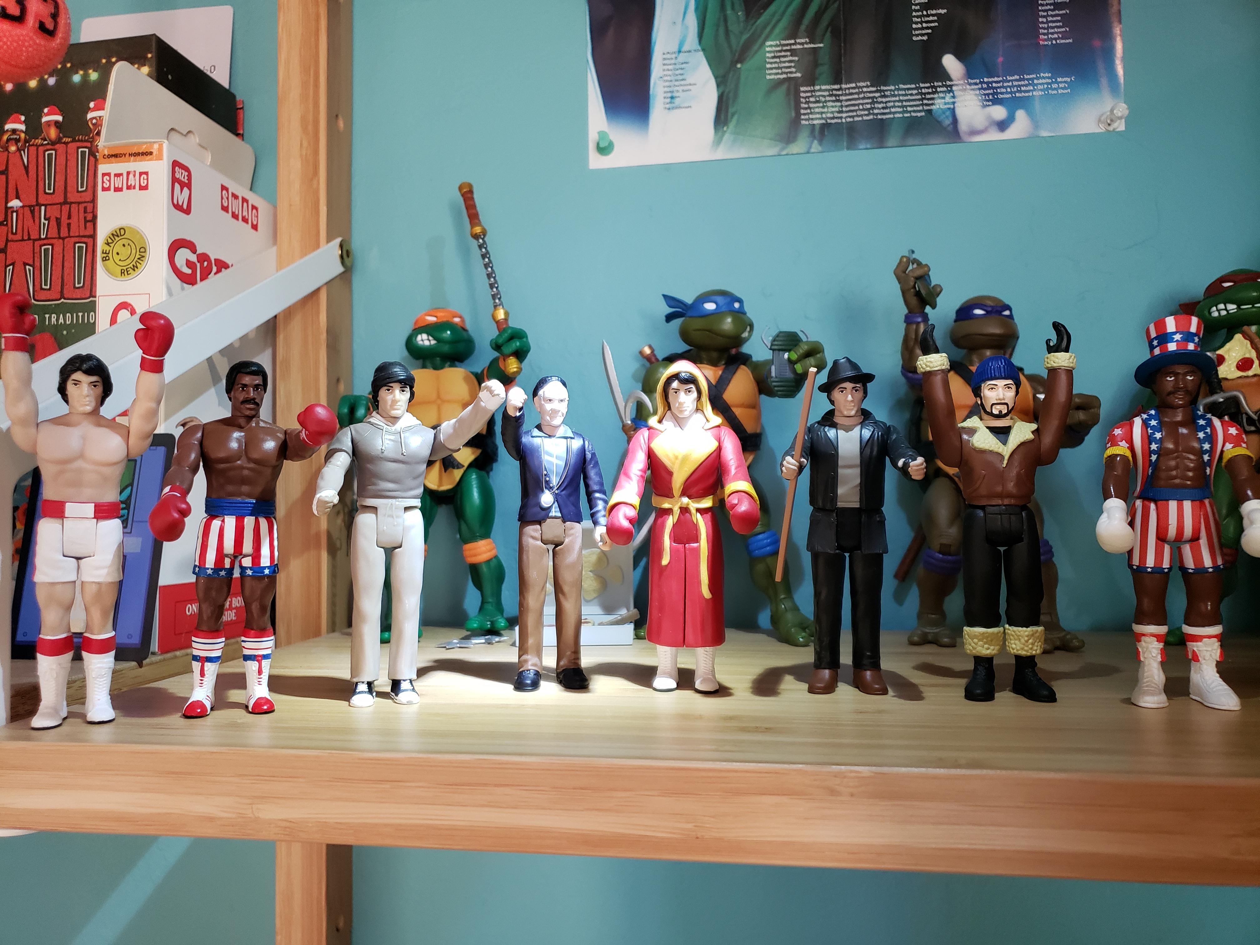 Super7 Rocky ReAction Mickey figurina Rocky I