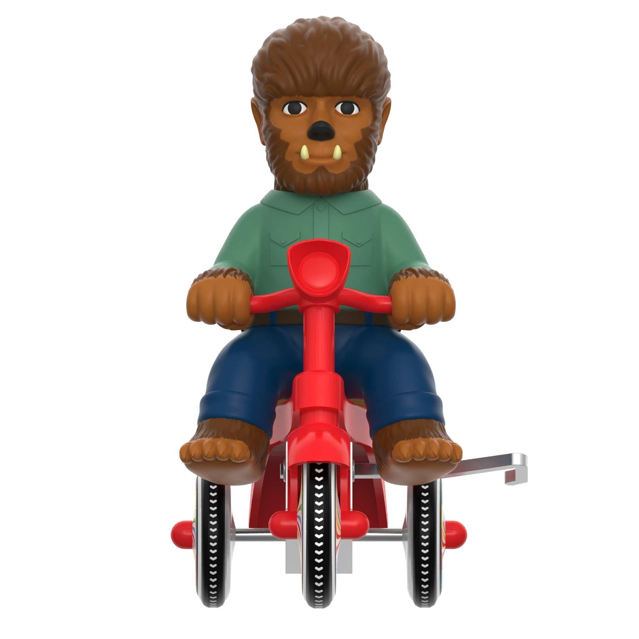 Super7 Super Cycles Wolf Man figurina vinil tricicleta