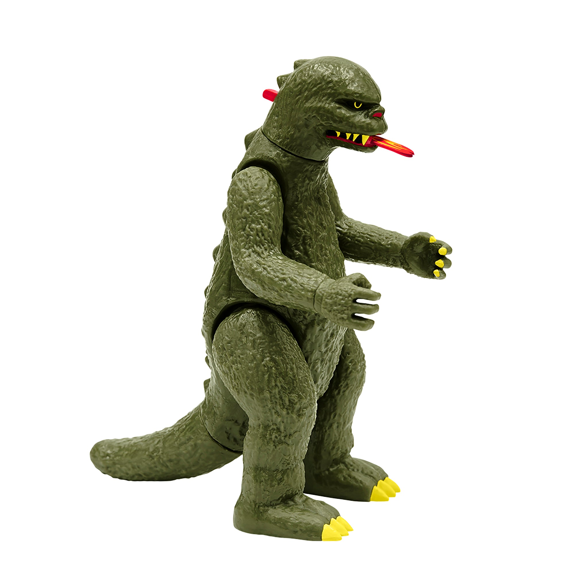 Super7 ReAction Godzilla Shogun figurina verde inchis