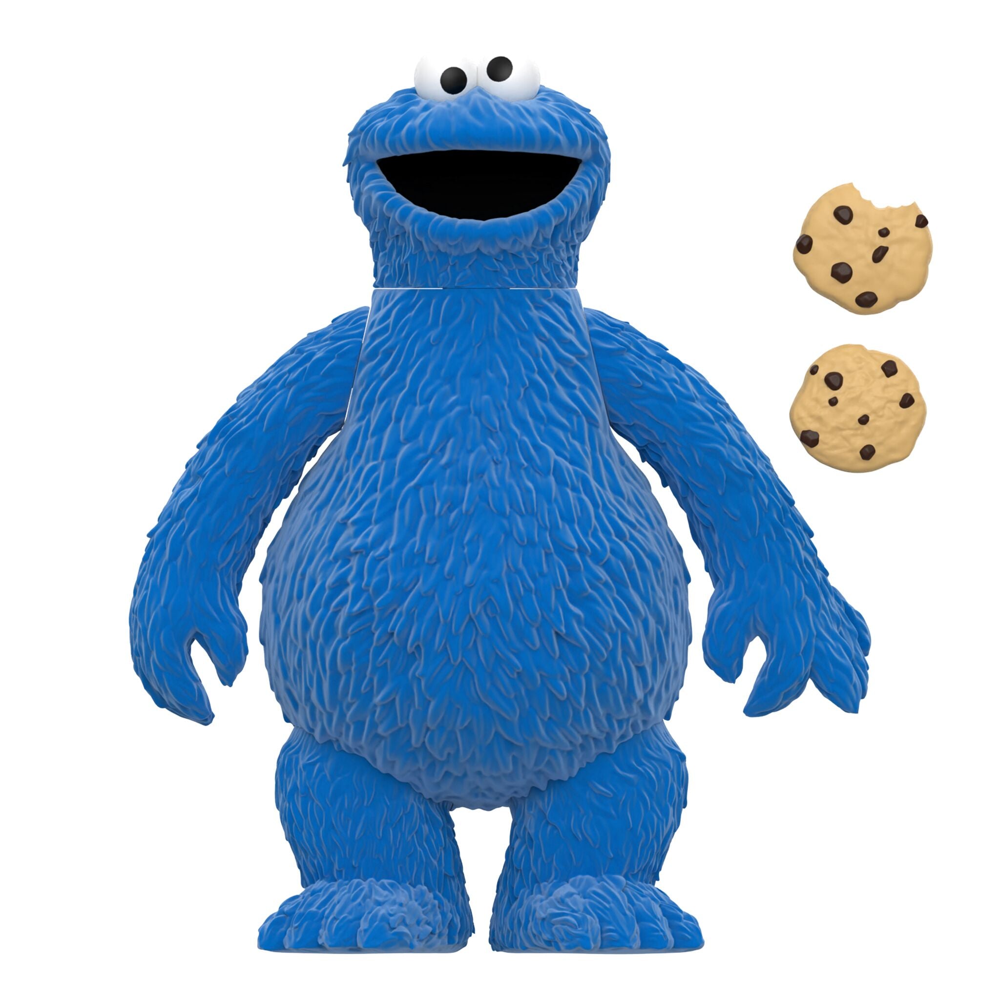 Super7 Sesame Street Cookie Monster figurina pufoasa biscuiti
