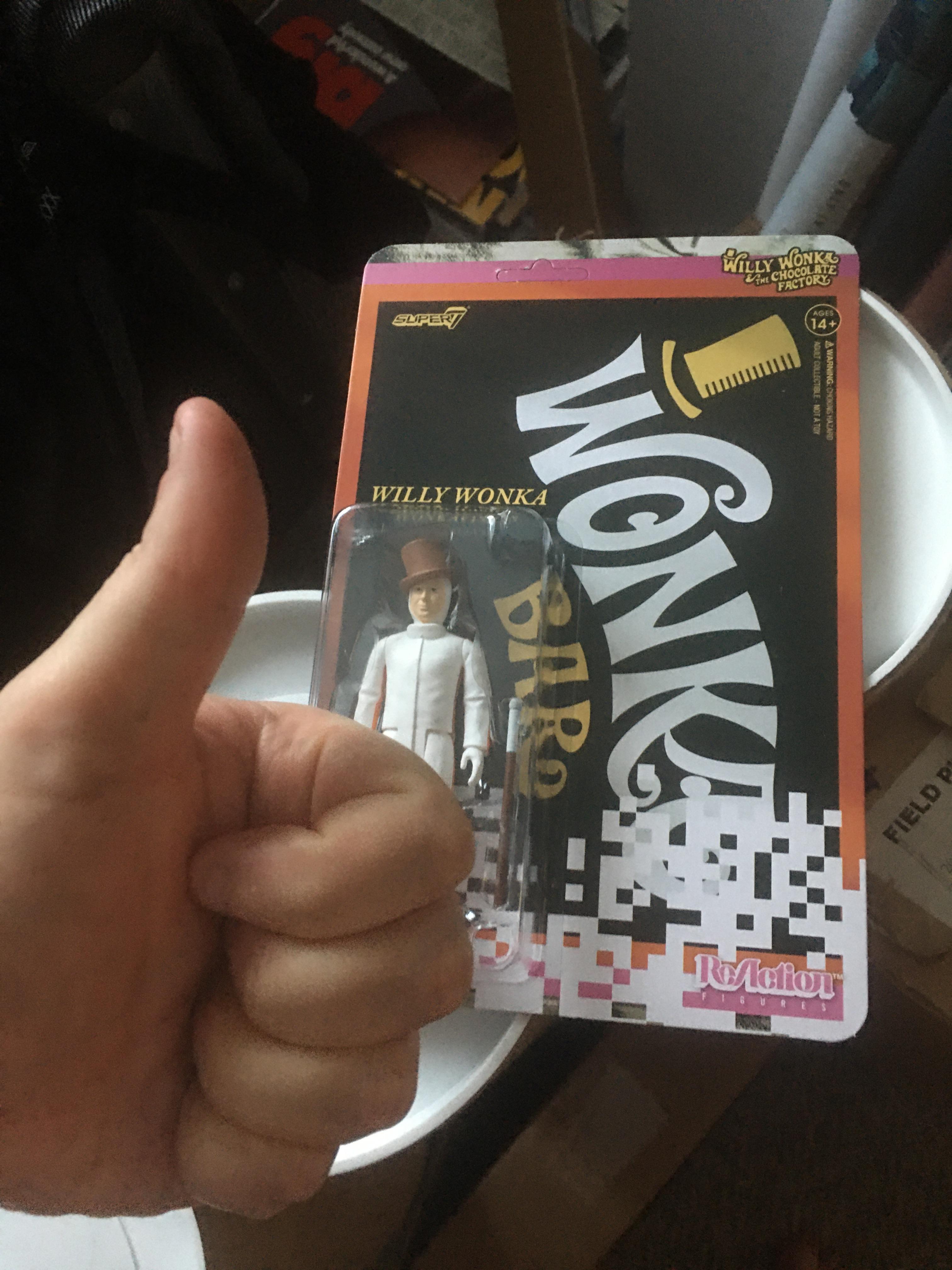 Super7 Willy Wonka costum alb figurina 9,5 cm