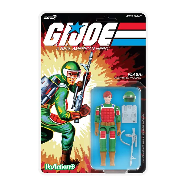 Super7 G.I. Joe ReAction+ Flash Comic figurina 10 cm