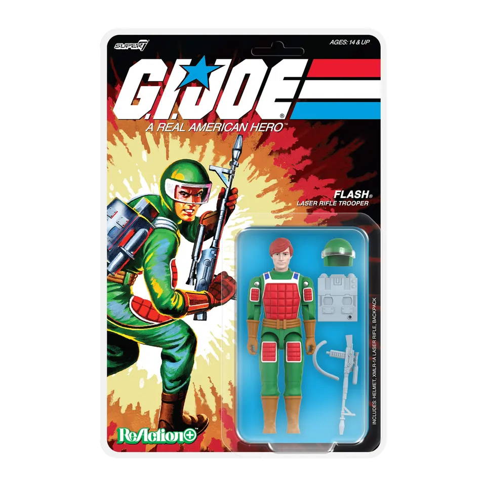 Super7 G.I. Joe ReAction+ Flash Comic figurina 10 cm