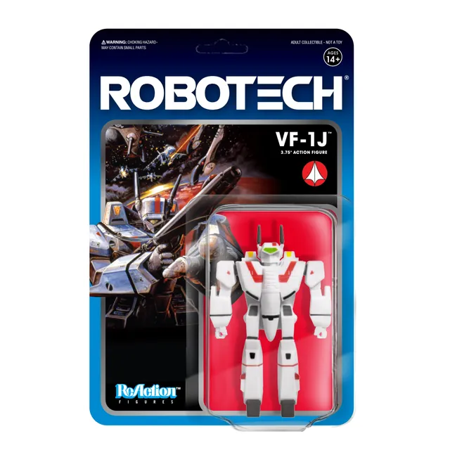 Super7 Robotech ReAction Valkyrie VF-1J figurina 9,5 cm articulata