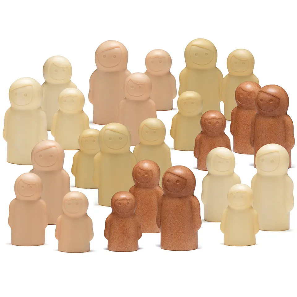 Yellow Door Little People Bumper Play figurine 24 set exterior