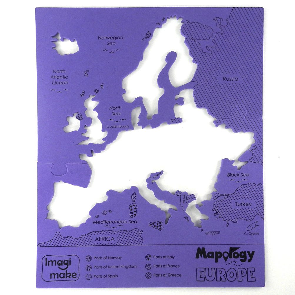 Imagimake Mapology Europa puzzle harta 32 piese spuma