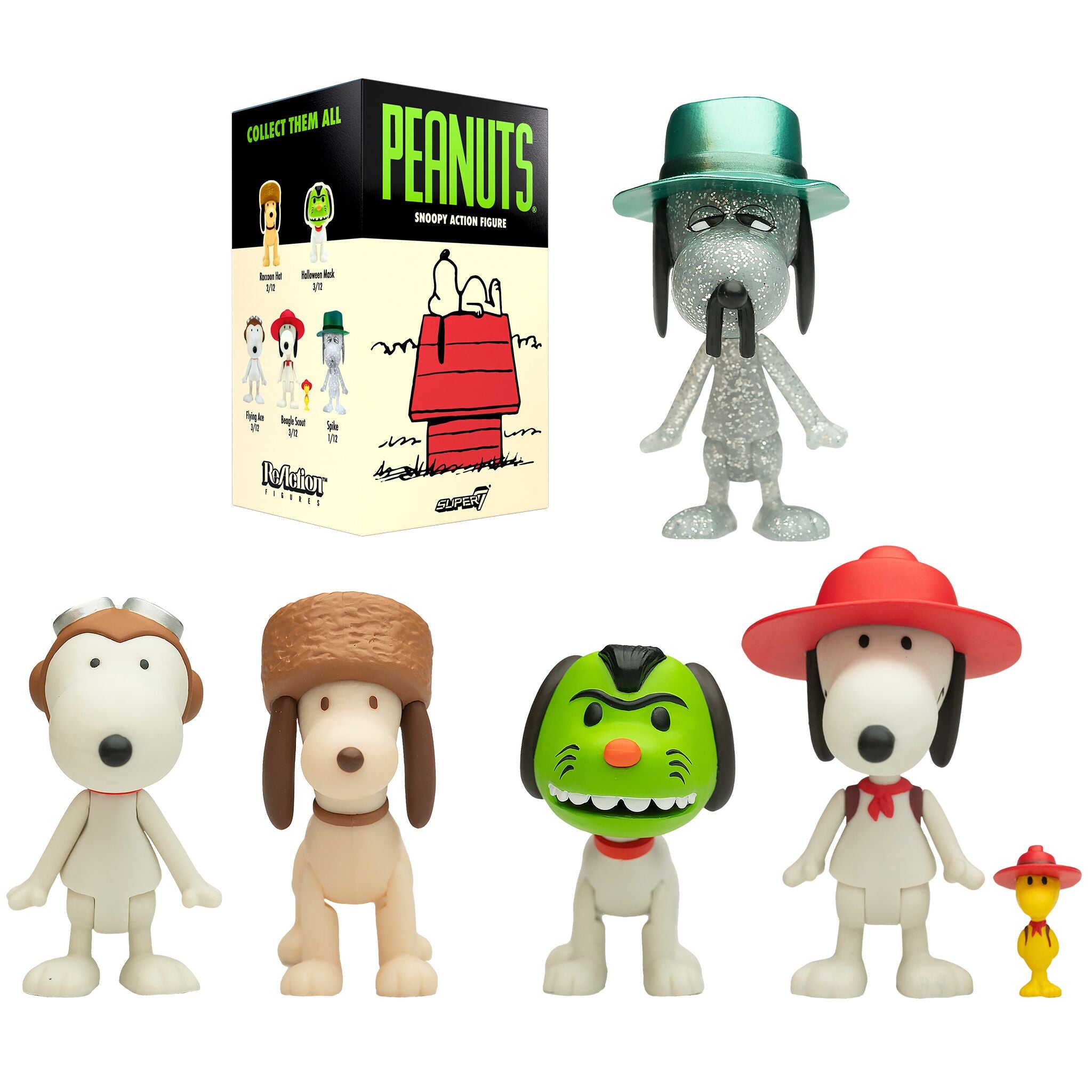 Super7 Peanuts Blind Box Snoopy figurina surpriza seria 2