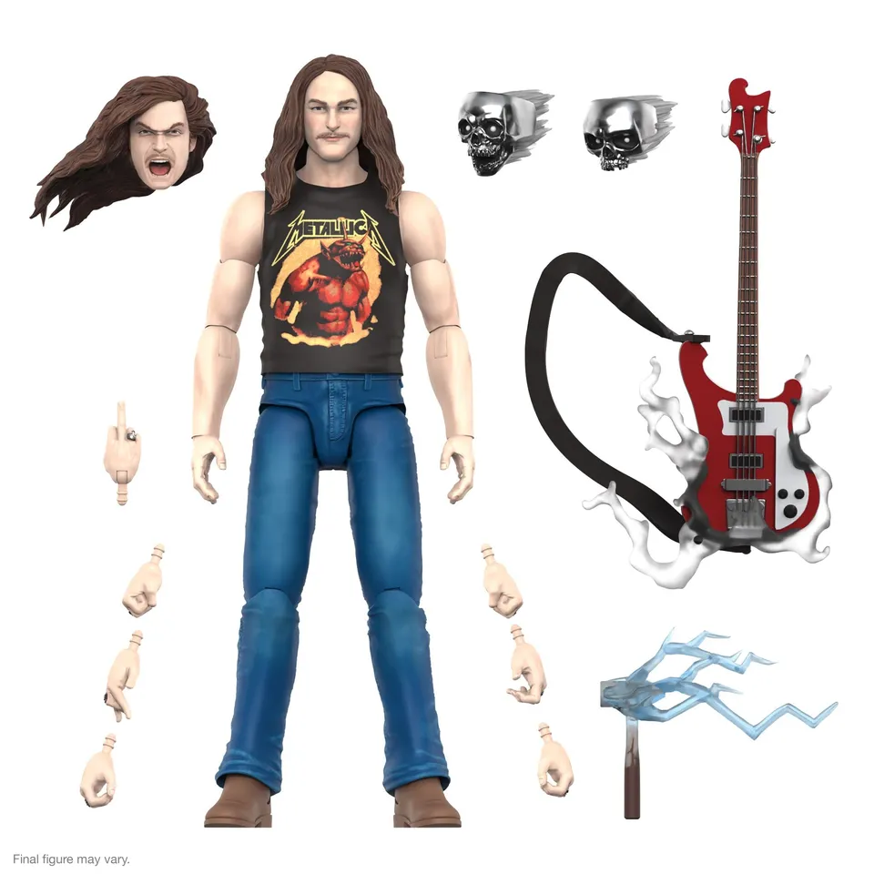 Super7 Ultimates Cliff Burton figurina 18 cm Superhero Poster