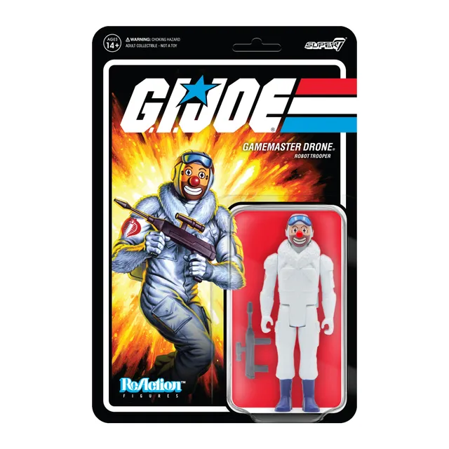 Super7 ReAction G.I. Joe Gamemaster Drone figurină 9,5 cm