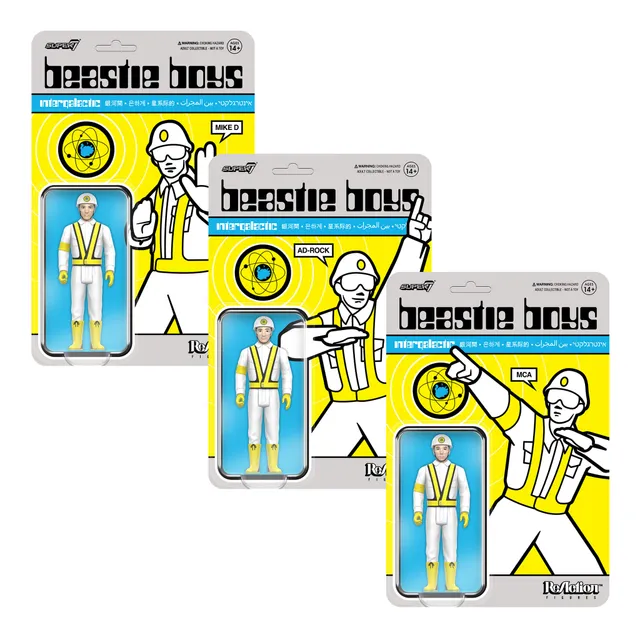 Super7 Beastie Boys ReAction Intergalactic set 3 figurine