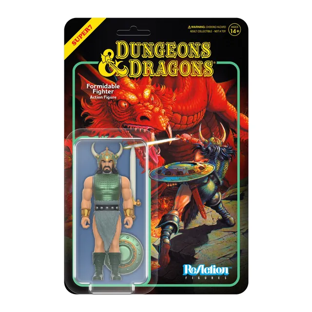 Super7 Dungeons Dragons Formidable Fighter figurina