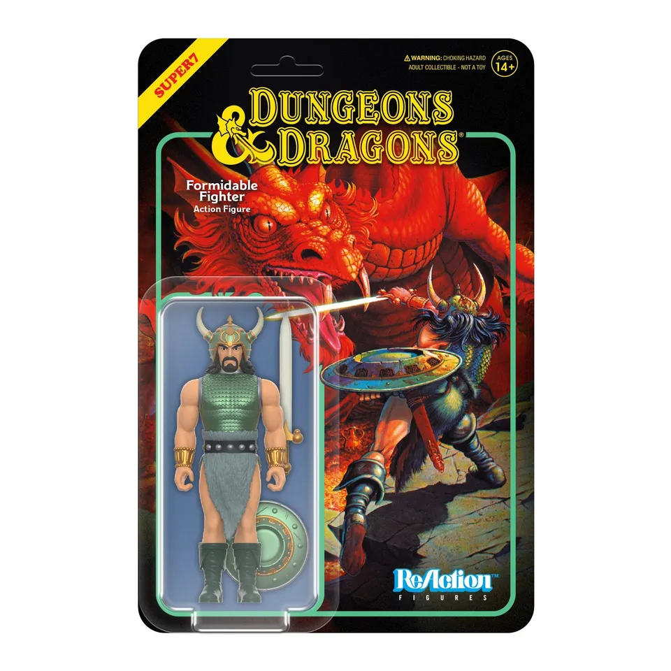 Super7 Dungeons Dragons Formidable Fighter figurina