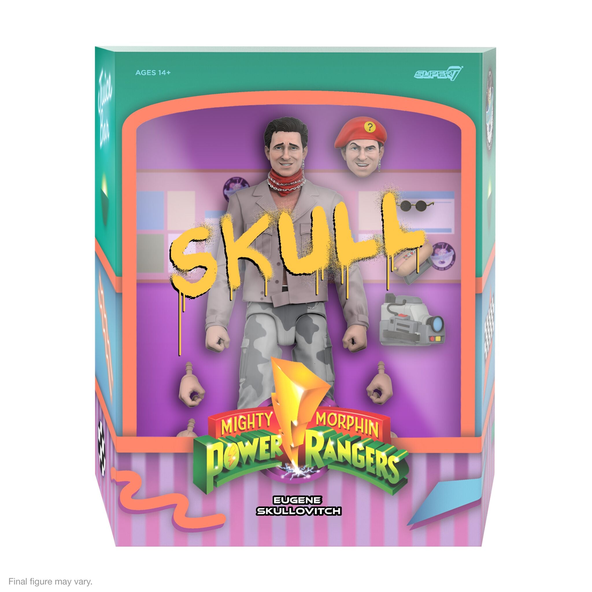 Super7 Ultimates Power Rangers Skull figurina 18 cm