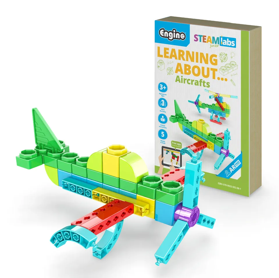 Engino STEAM Labs Junior Aircrafts Set Avioane 5 Modele