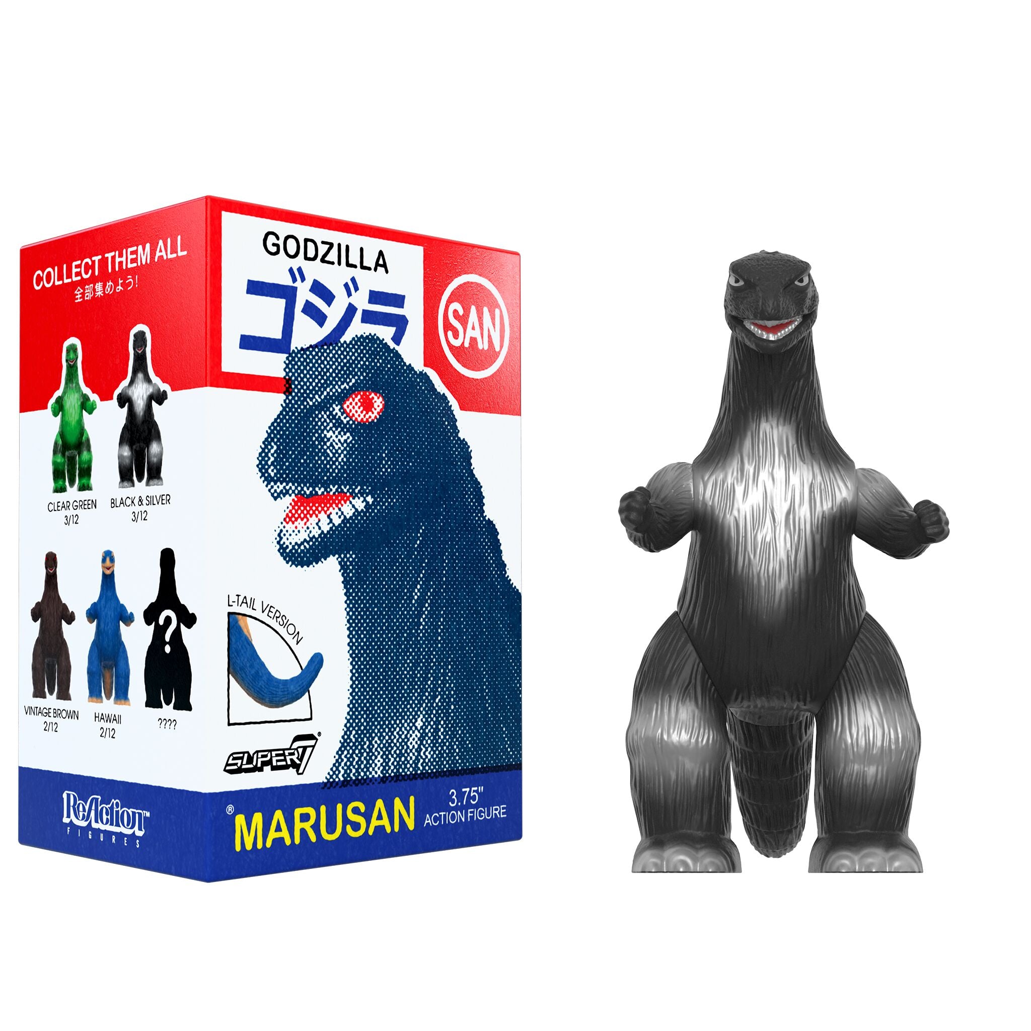 Super7 Toho Marusan Godzilla cutie oarbă 9,5 cm