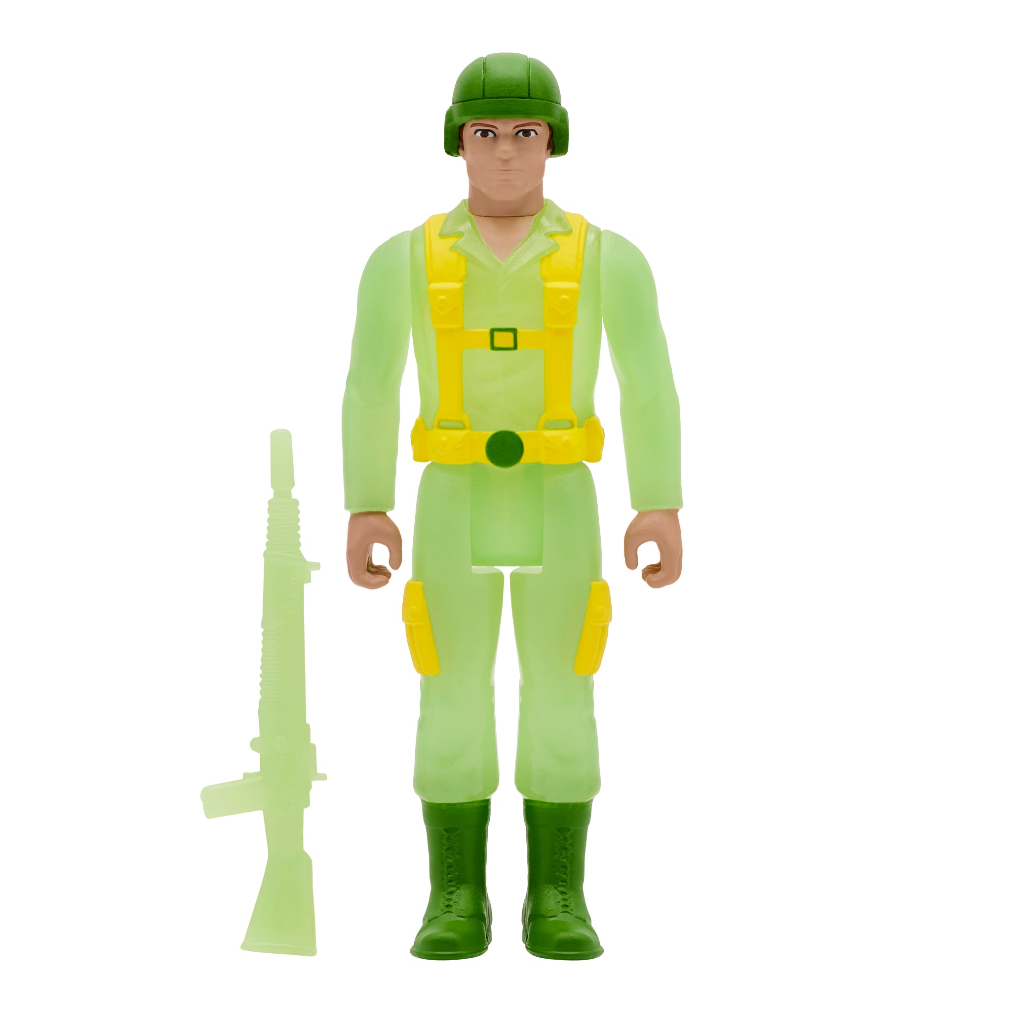 Super7 G.I. Joe ReAction Wave 1b Greenshirt figurina glow