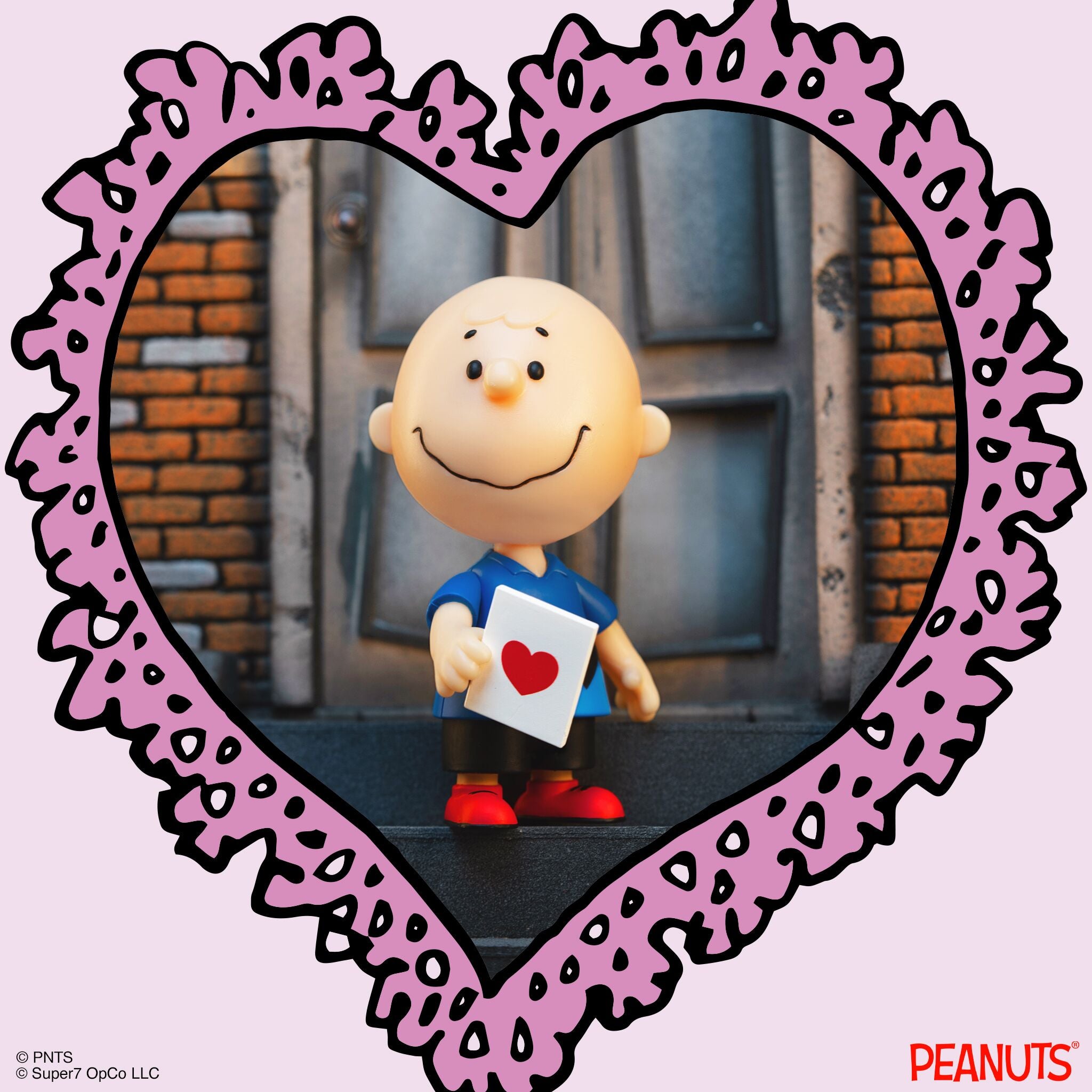 Super7 Peanuts Charlie Brown Valentine Delivery figurina 3.75