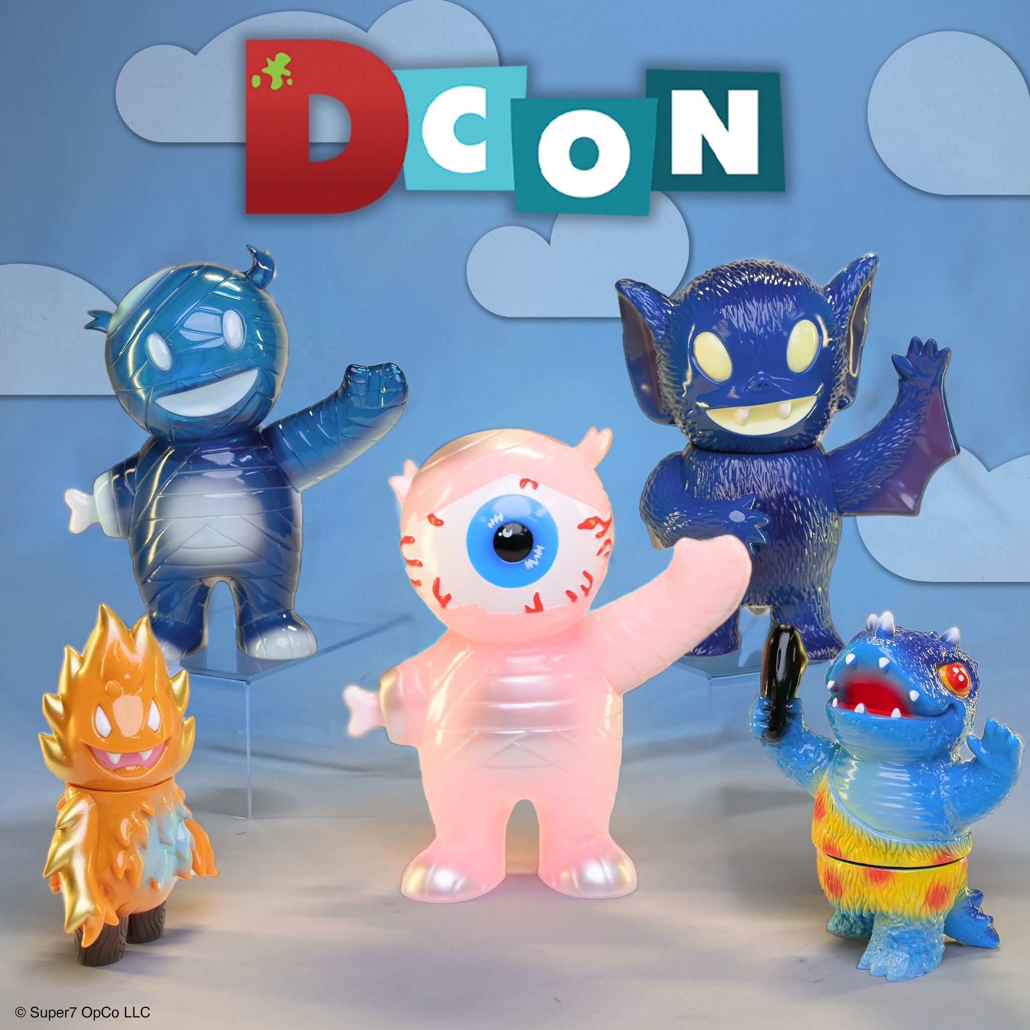 Super7 Mascots Keep Watch Mummy Boy figurina vinil Night Vision